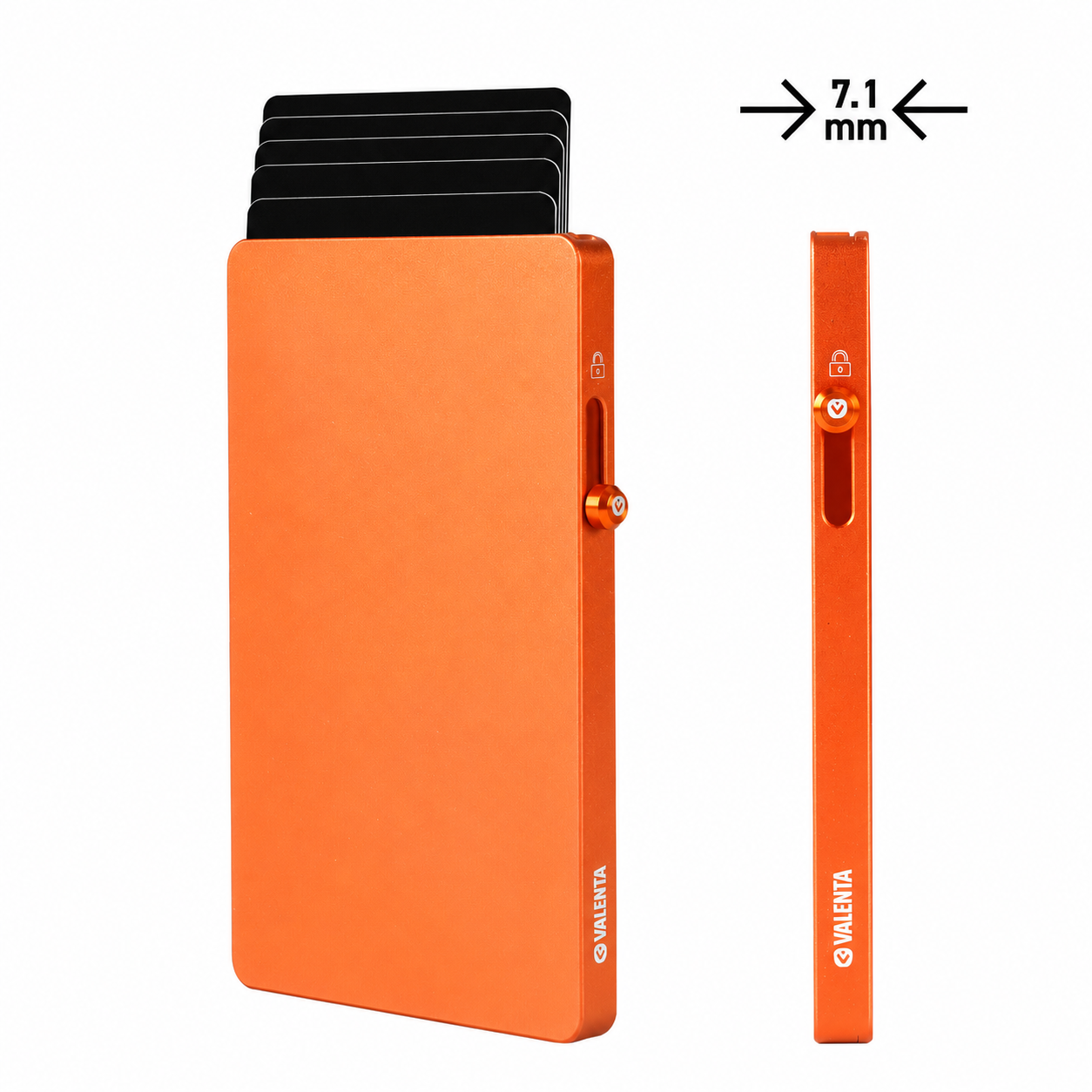 Cardprotector Aluminium Magsafe Thin Orange