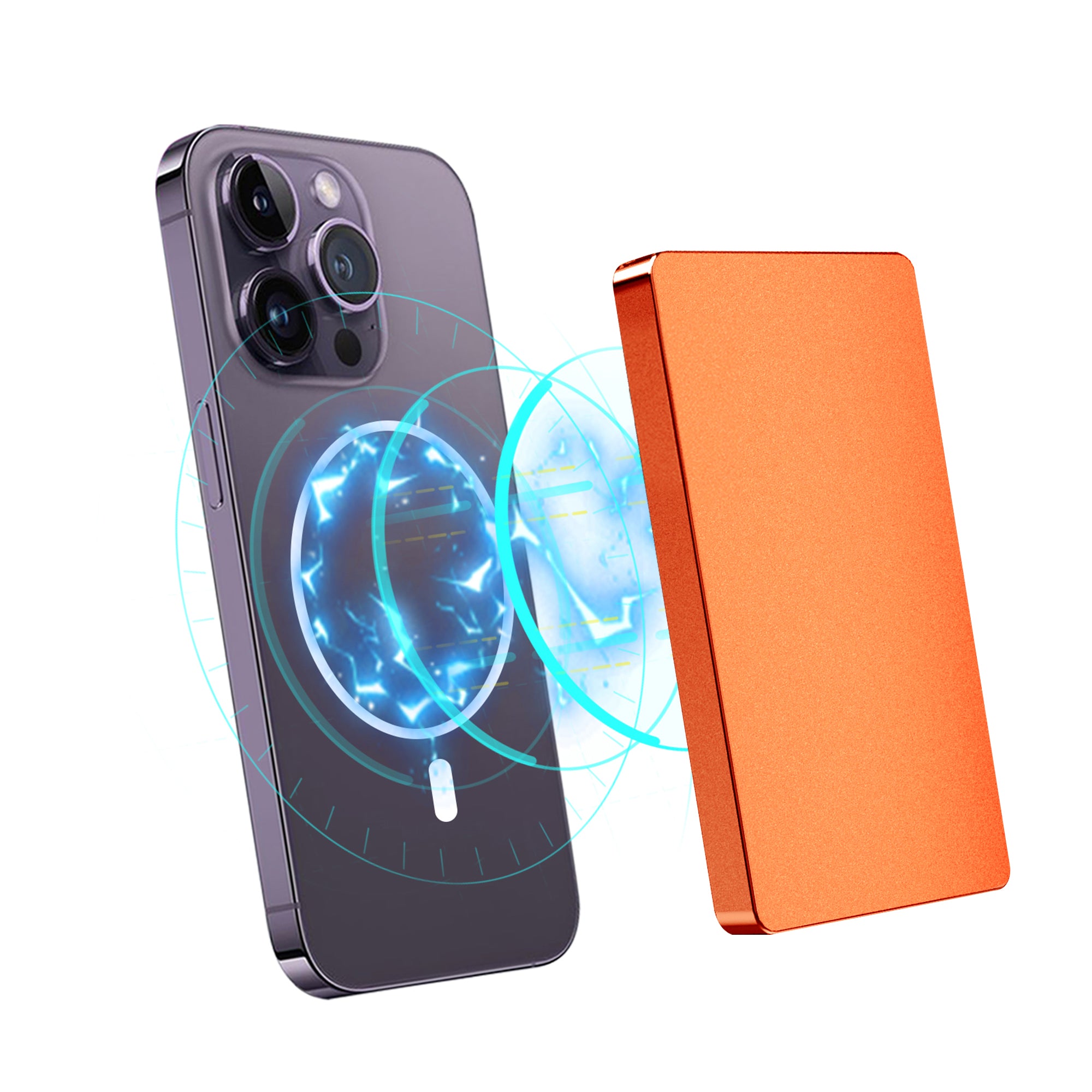 Cardprotector Aluminium Magsafe Thin Orange