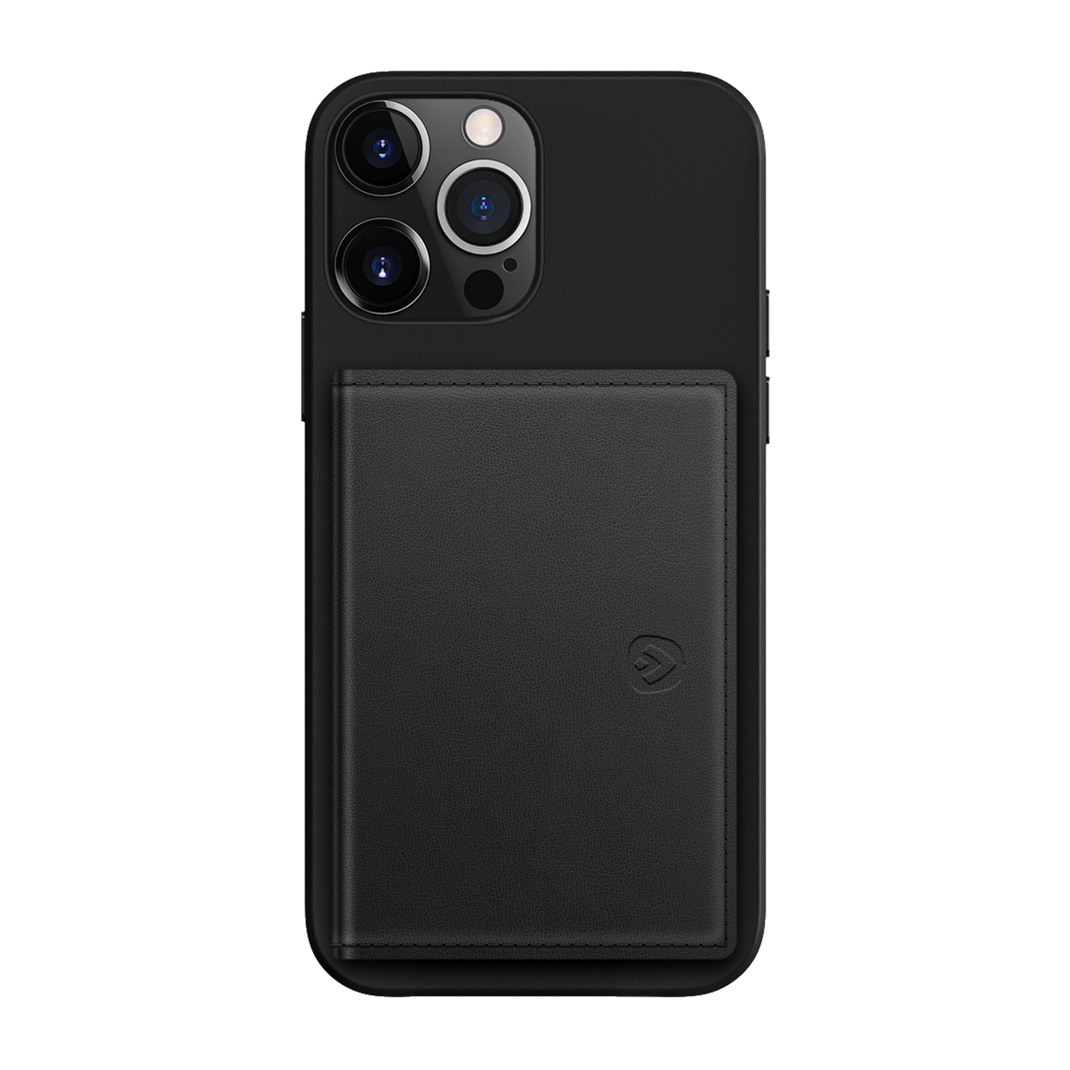 Card Wallet MagSafe Leather Black - valenta.com