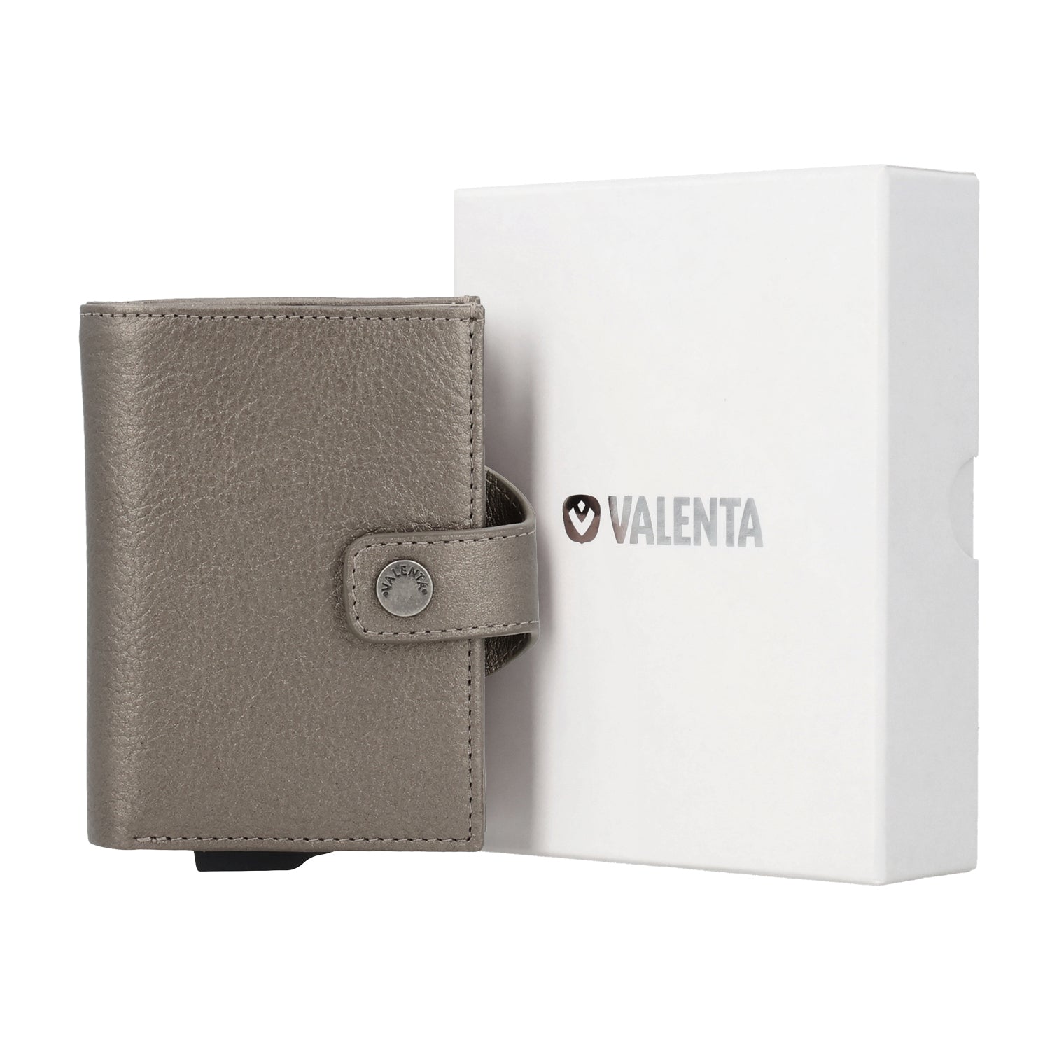 Card Case Plus Wallet Luxe Metallic Bronze