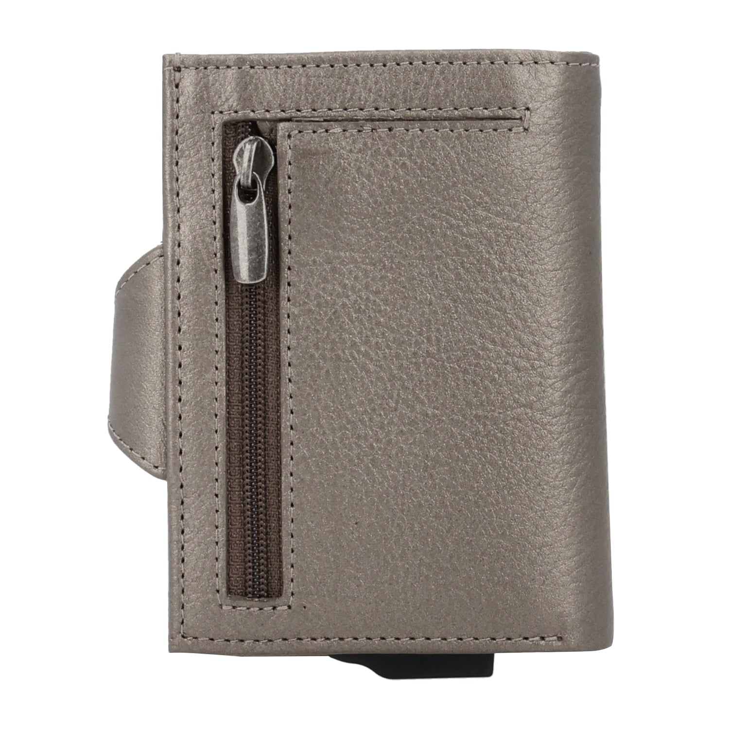 Card Case Plus Wallet Luxe Metallic Bronze