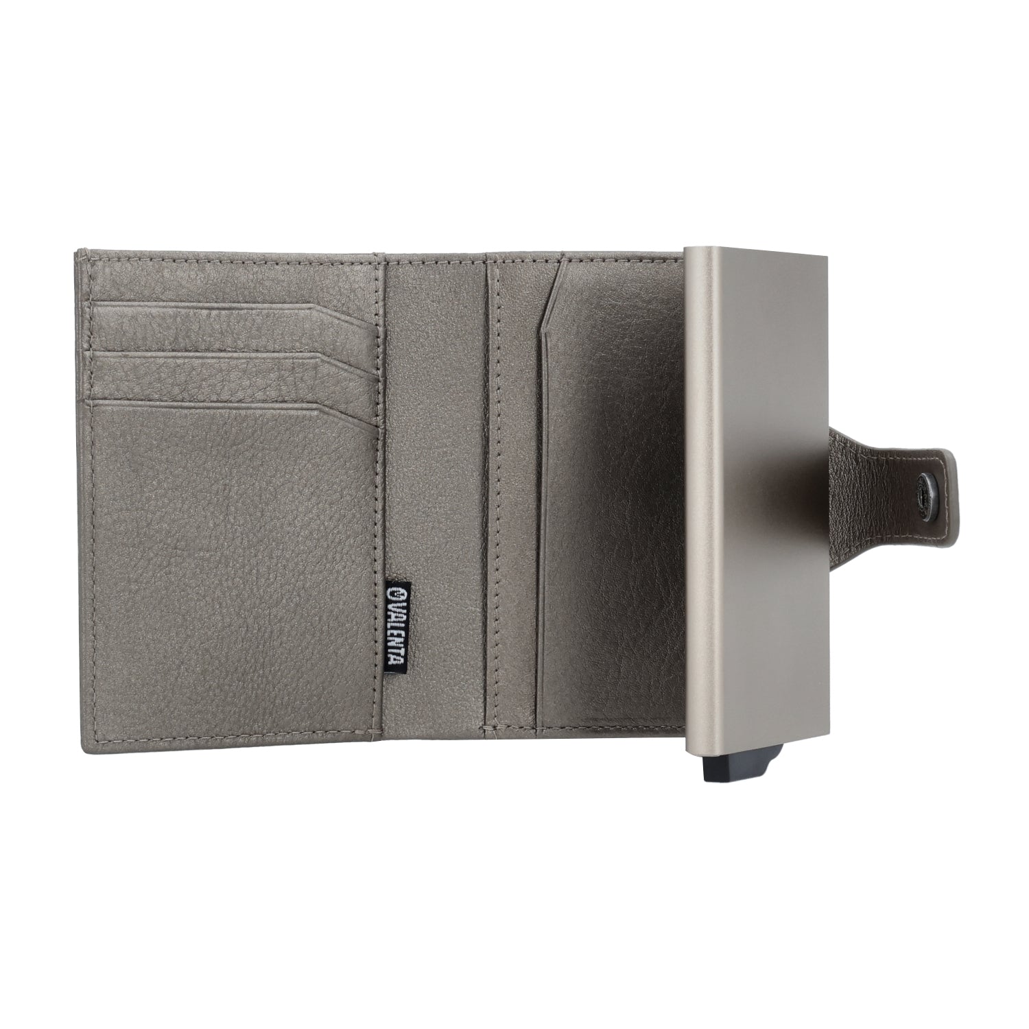 Card Case Plus Wallet Luxe Metallic Bronze