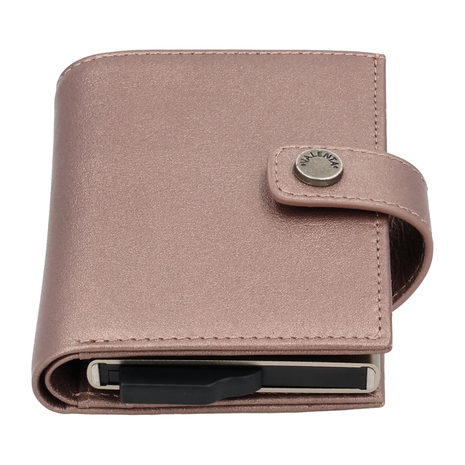 Card Case Plus Wallet Luxe Metallic Copper