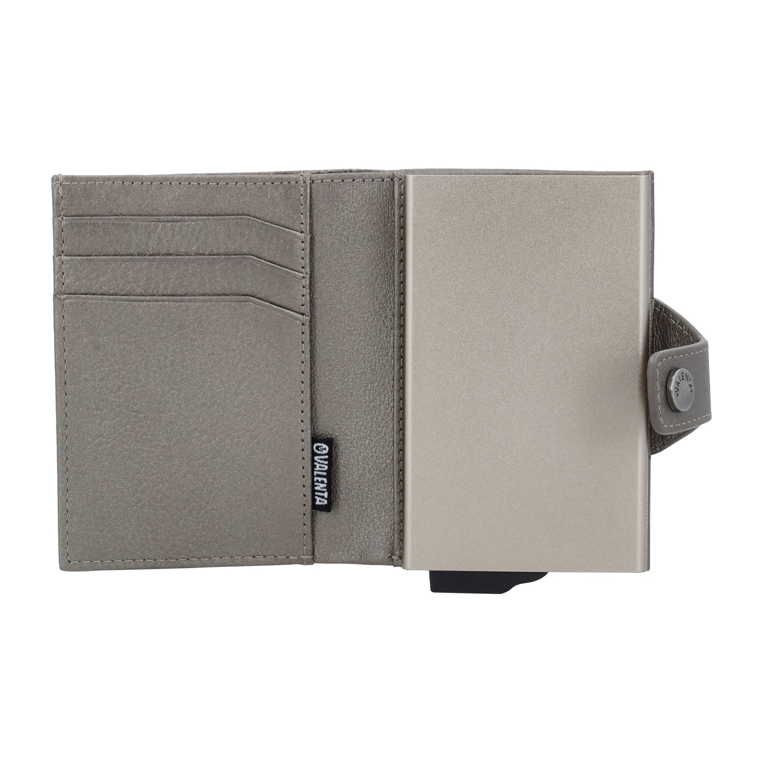 Card Case Plus Wallet Luxe Metallic Bronze