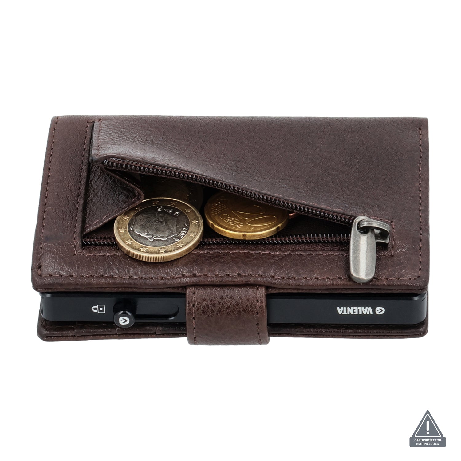 Card Wallet Leder MagSafe Luxe Chocolate