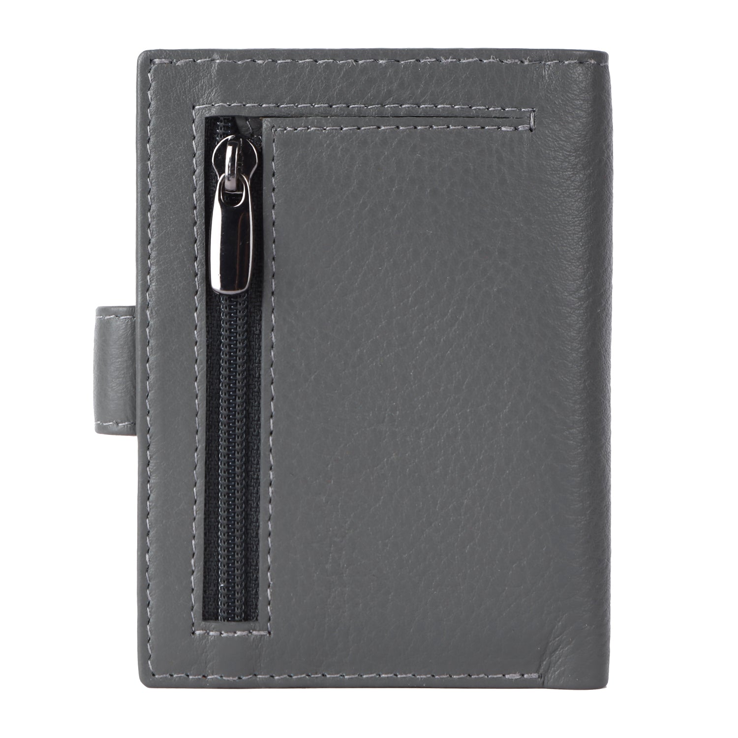 Card Wallet Leer MagSafe Luxe Grijs - valenta.com
