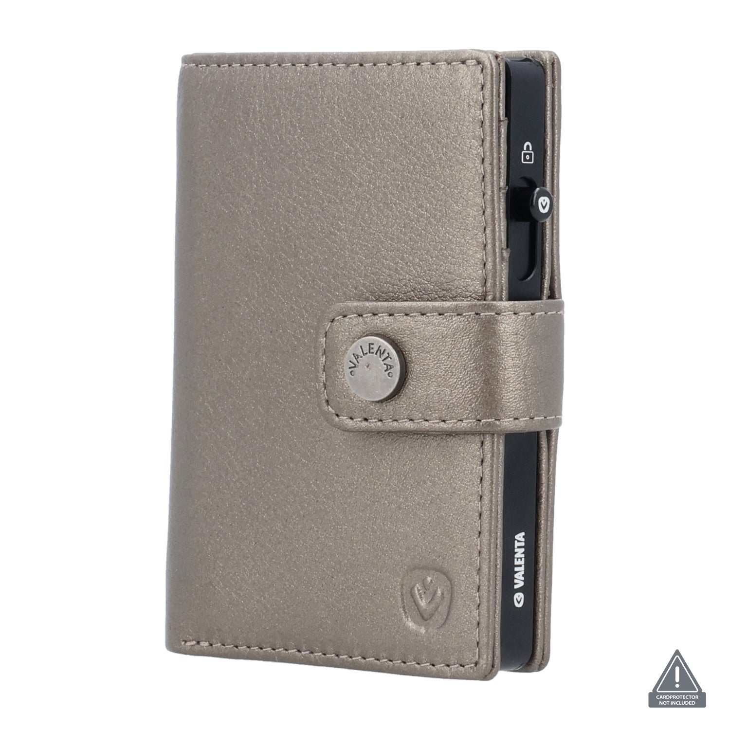 Card Wallet Leather MagSafe Luxe Metallic Bronze