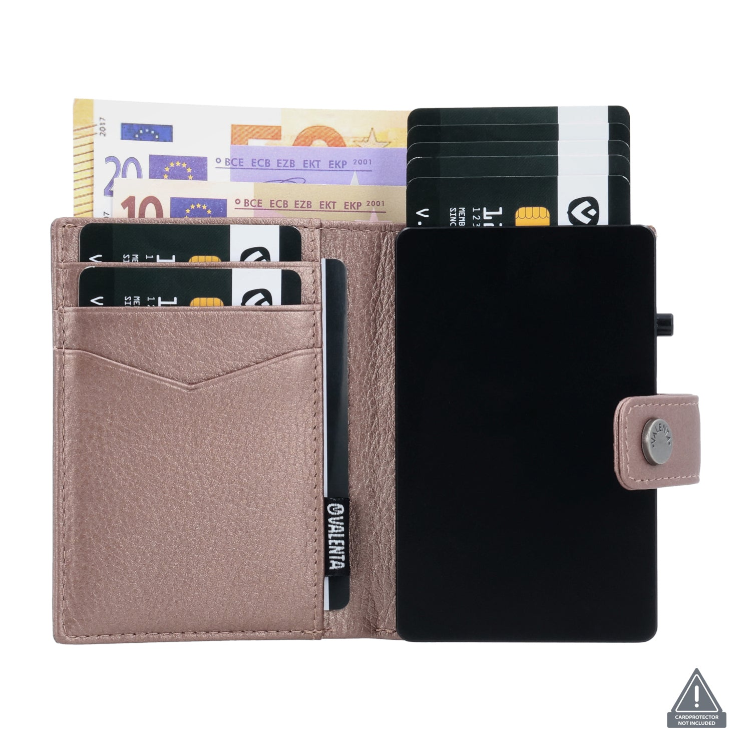 Card Wallet Leather MagSafe Luxe Metallic Copper