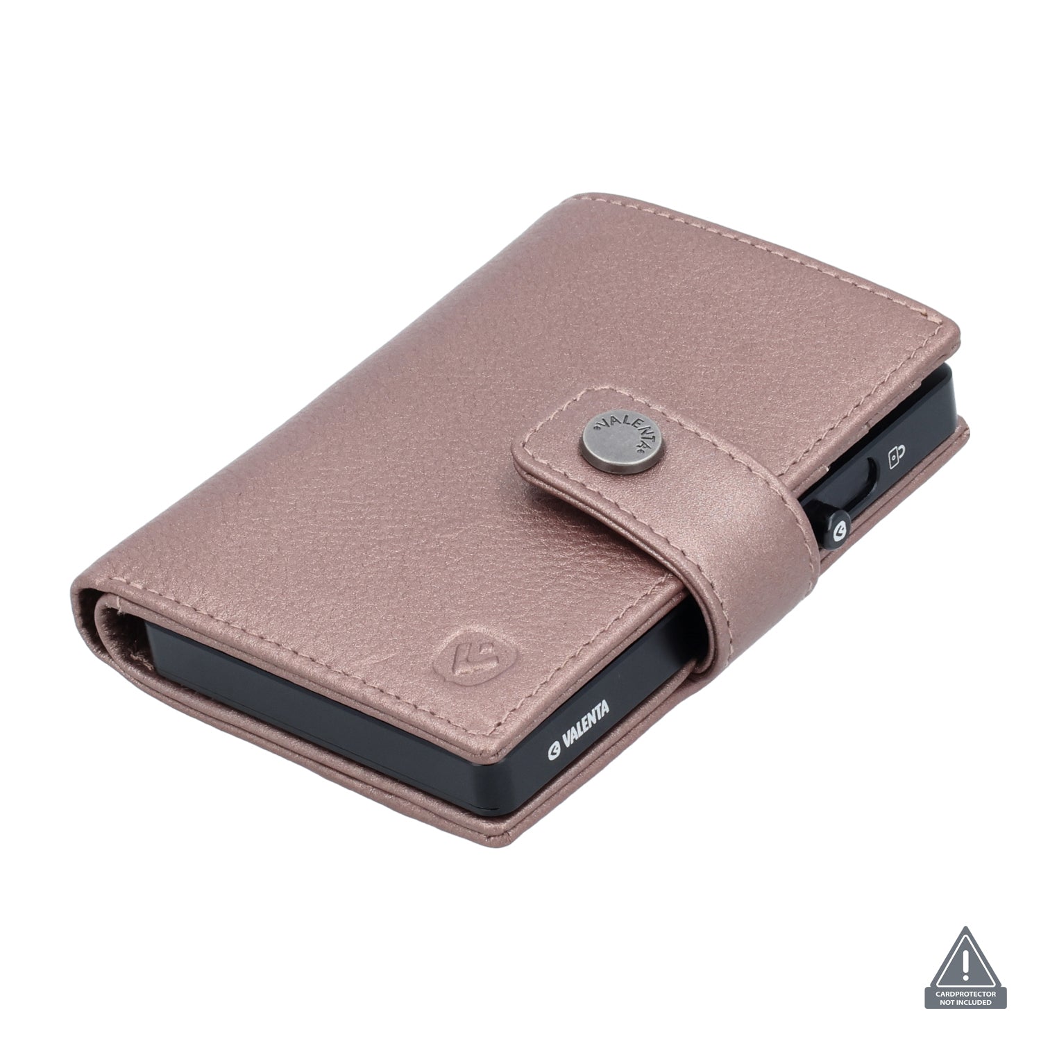Card Wallet Leather MagSafe Luxe Metallic Copper