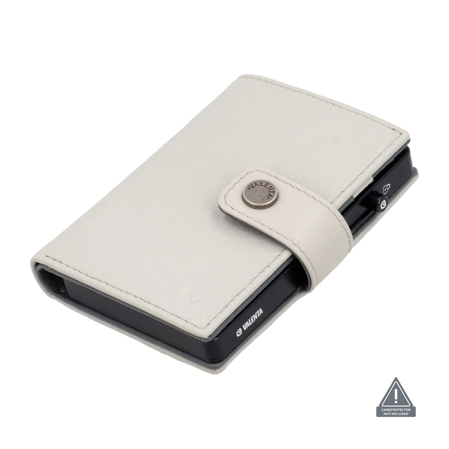 Card Wallet Leder MagSafe Luxe Off-White