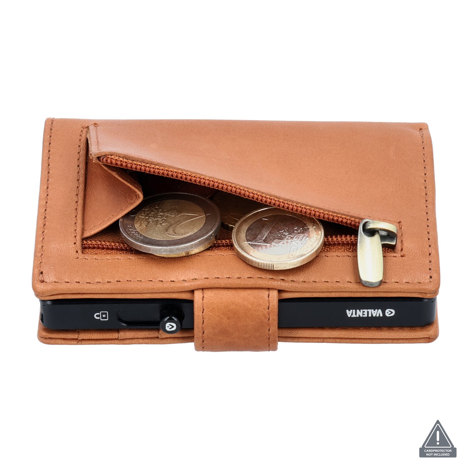 Card Wallet Leder MagSafe Luxe Tan