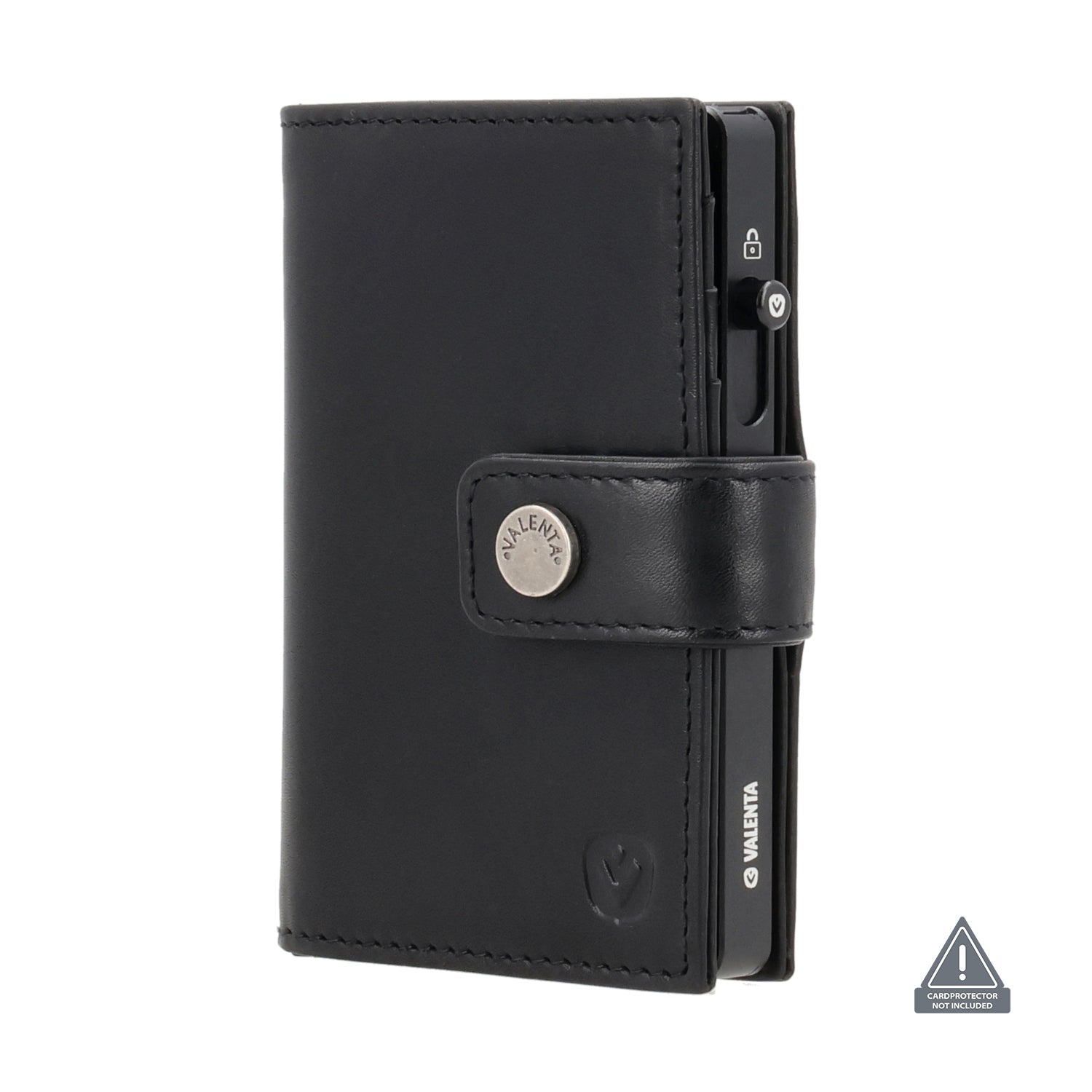 Card Wallet Leather MagSafe Black