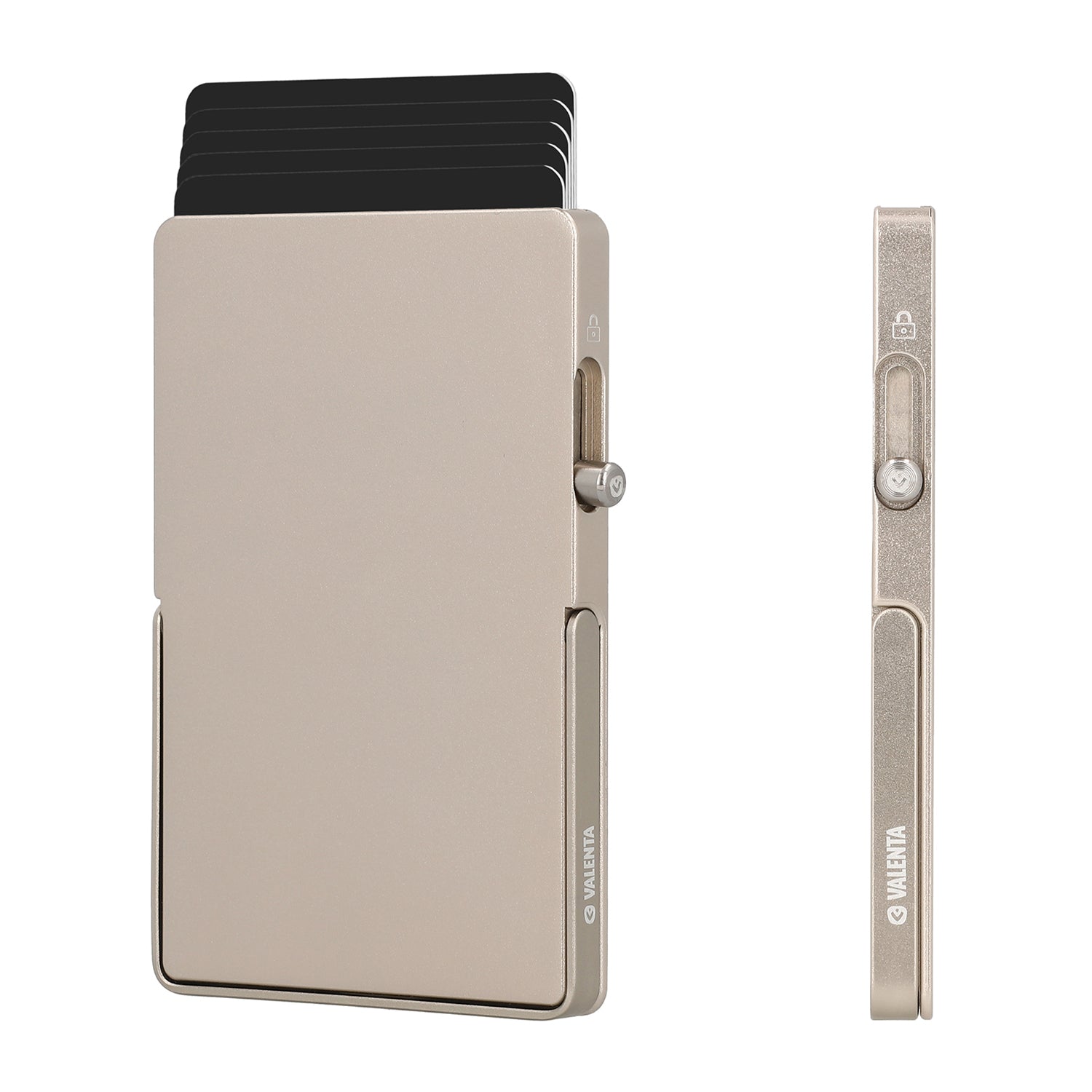 Cardprotector Aluminium MagSafe Stand Titanium Natural