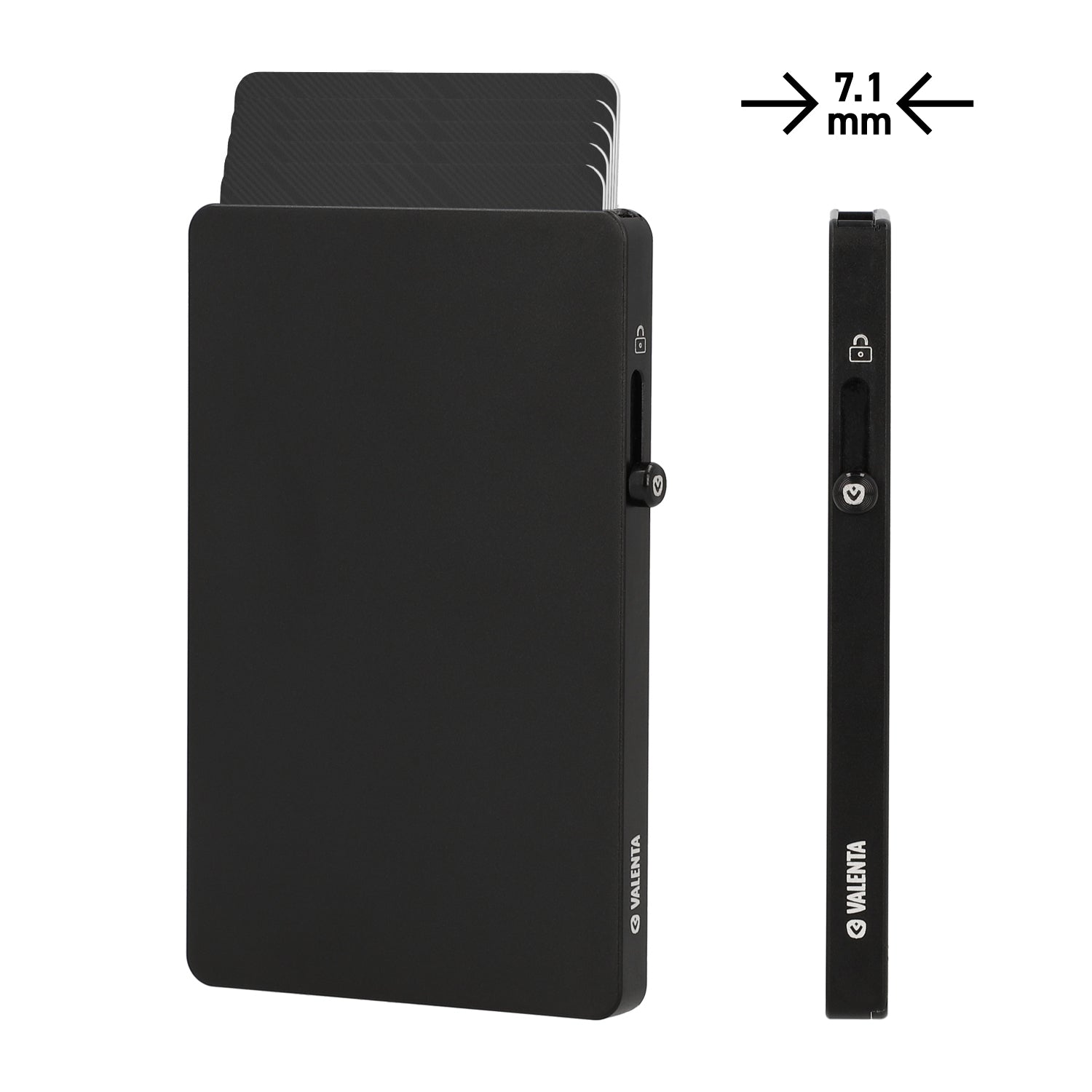 Cardprotector Aluminium Magsafe Thin Black - valenta.com