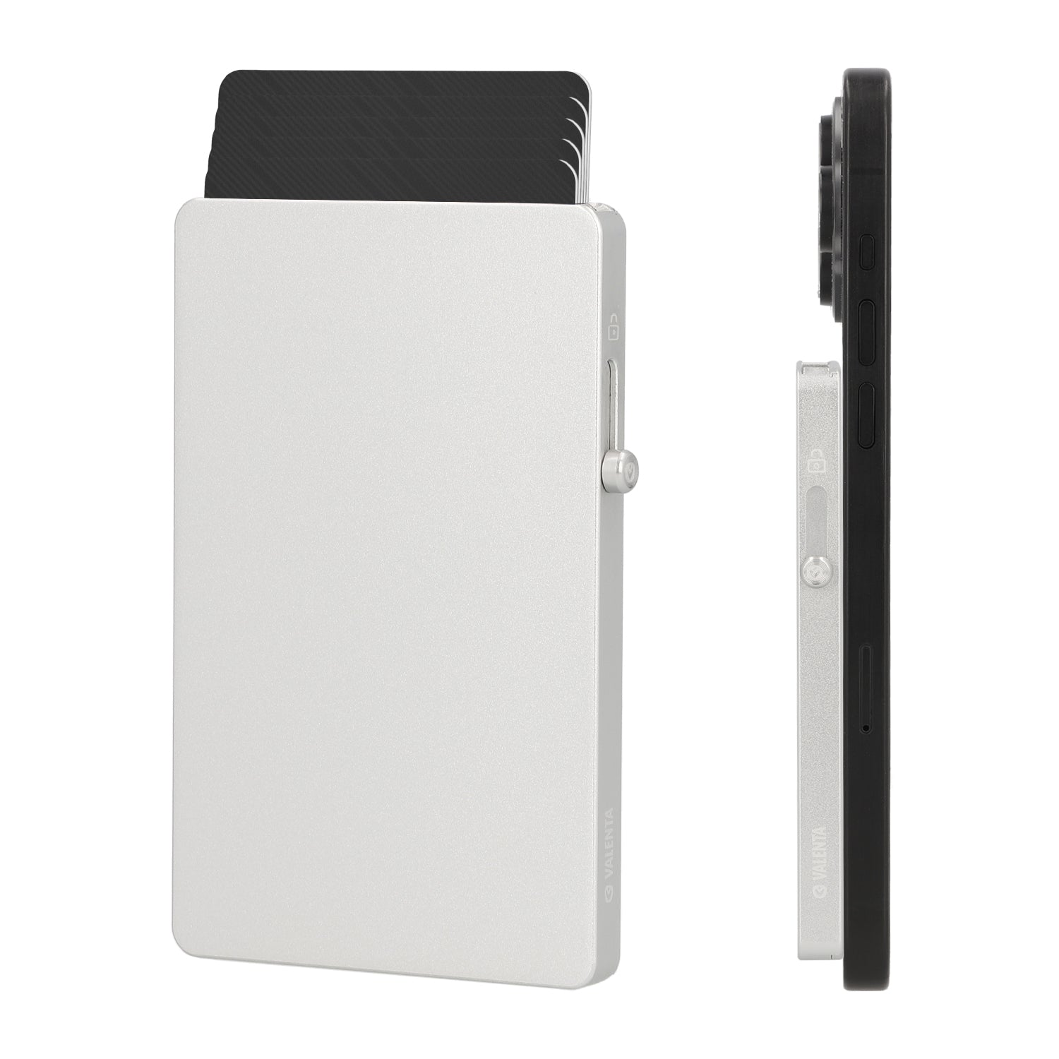 Cardprotector Aluminium Magsafe Thin Silver - valenta.com