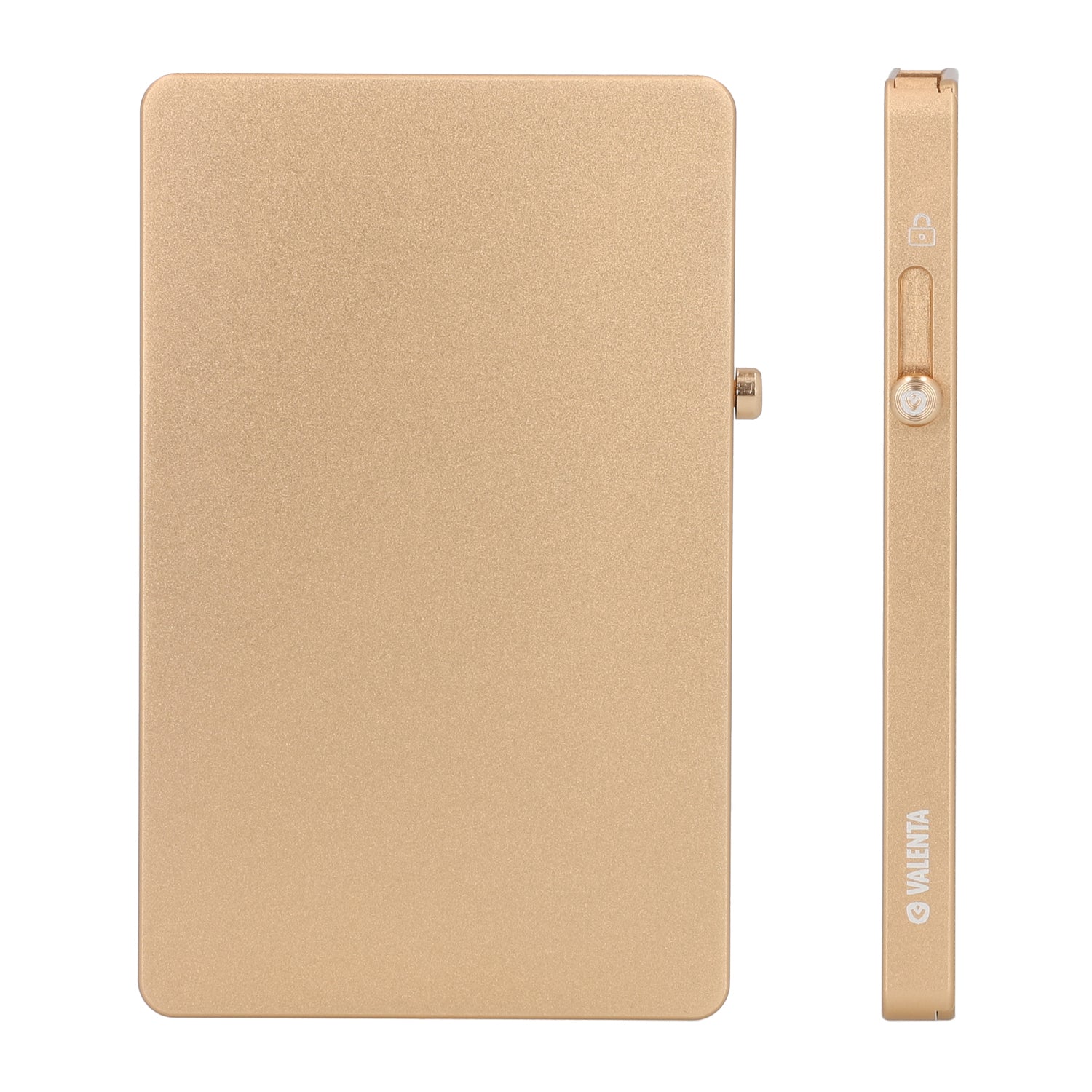 Cardprotector Aluminium Magsafe Thin Soft Goud - valenta.com