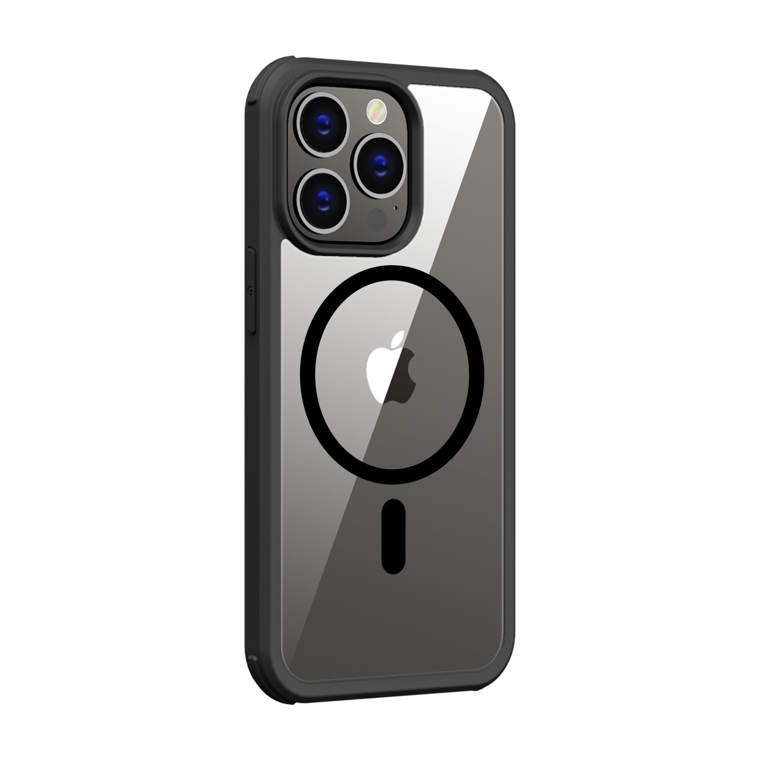 Full Cover MagSafe - Glass/PC Zwart iPhone 14 Pro - valenta.com