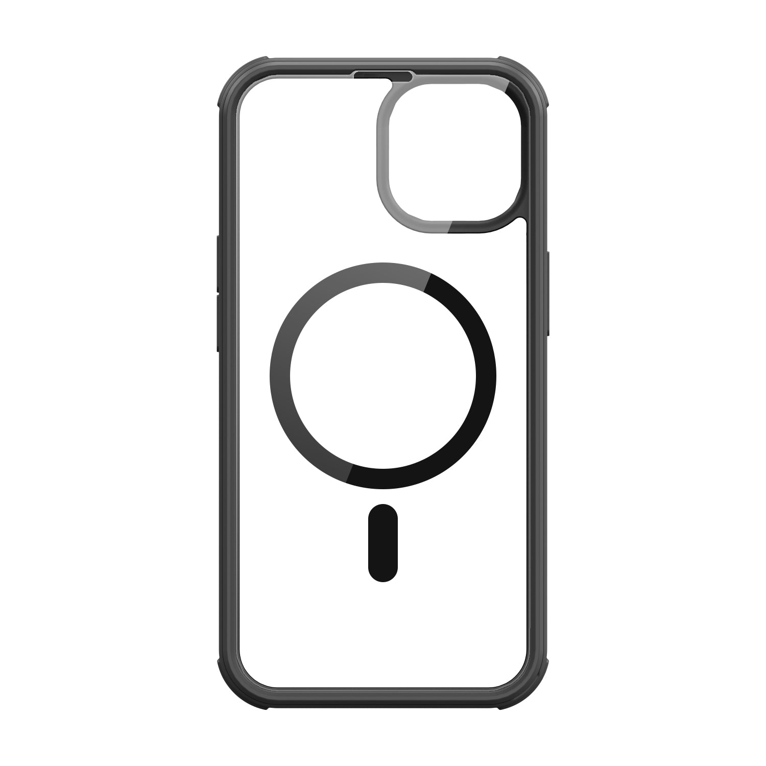 Full Cover MagSafe - Glass/PC Zwart iPhone 15 - valenta.com