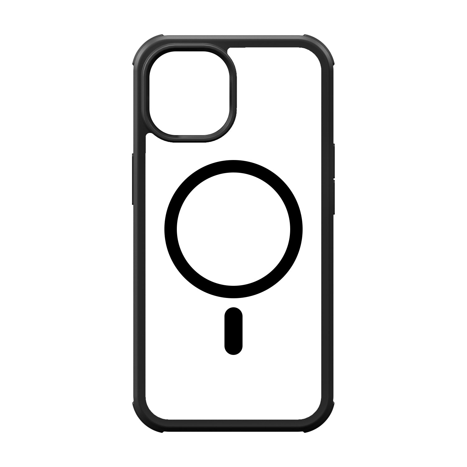 Full Cover MagSafe - Glass/PC Zwart iPhone 15 Plus - valenta.com