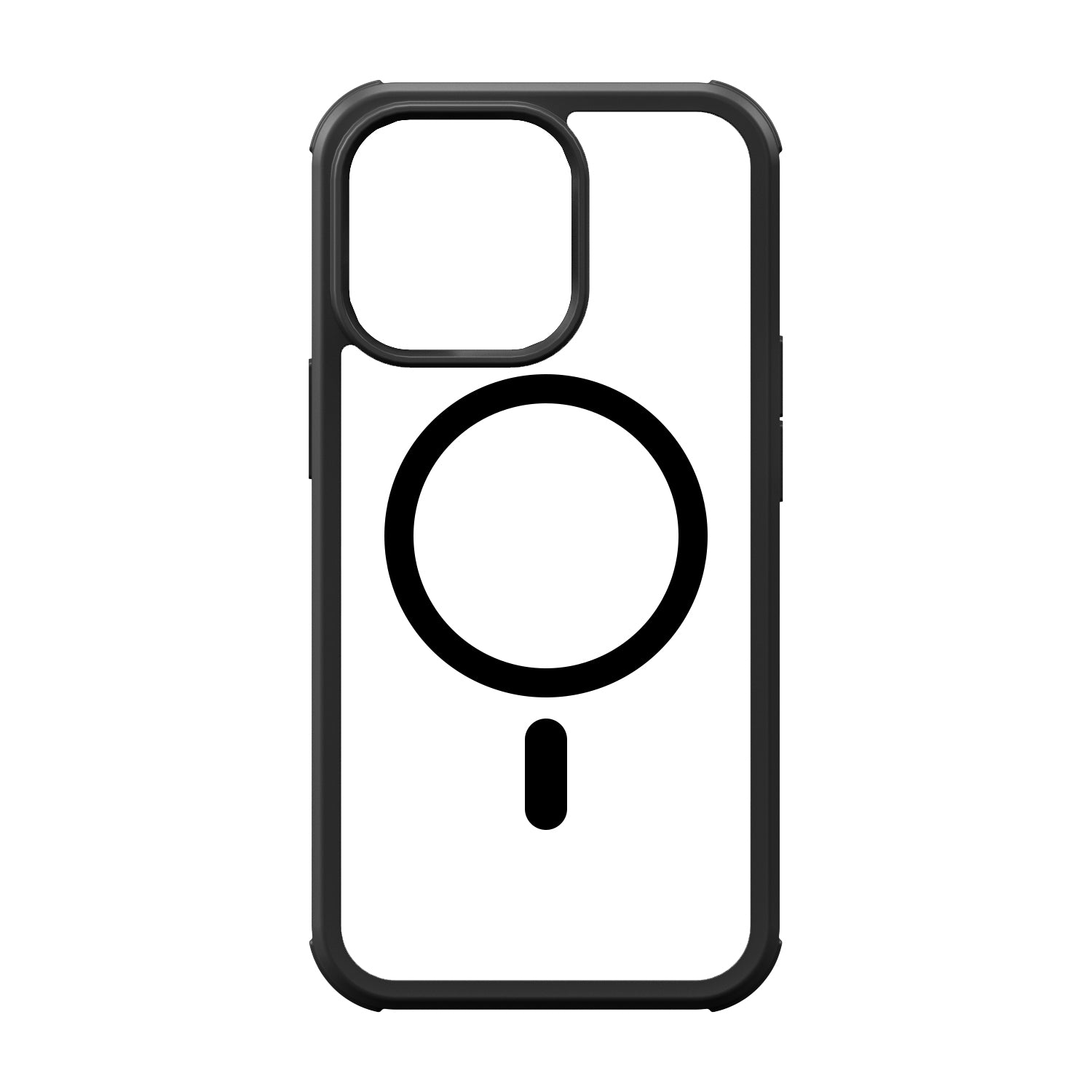 Full Cover MagSafe - Glass/PC Zwart iPhone 15 Pro Max - valenta.com