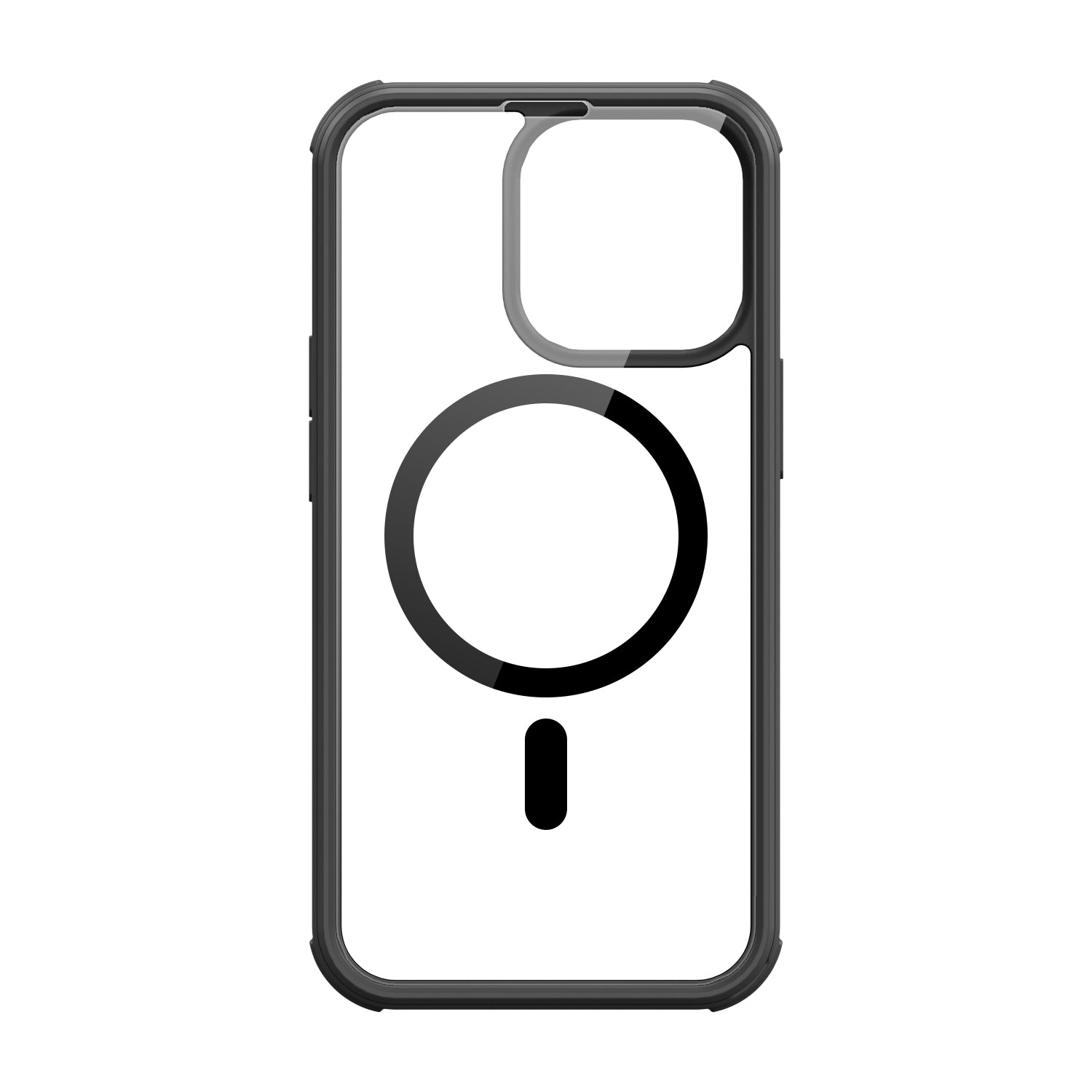 Full Cover MagSafe - Glass/PC Zwart iPhone 15 Pro Max - valenta.com