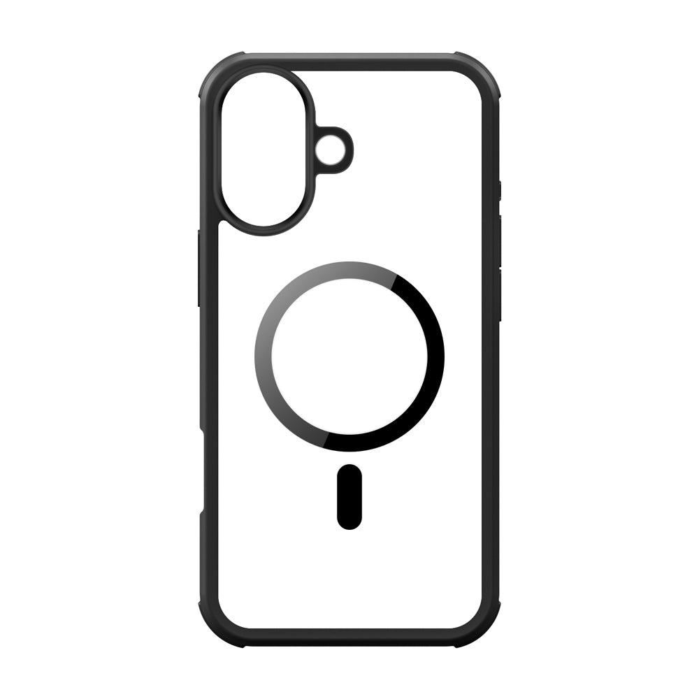 Full Cover MagSafe - Glass/PC Zwart iPhone 16 - valenta.com