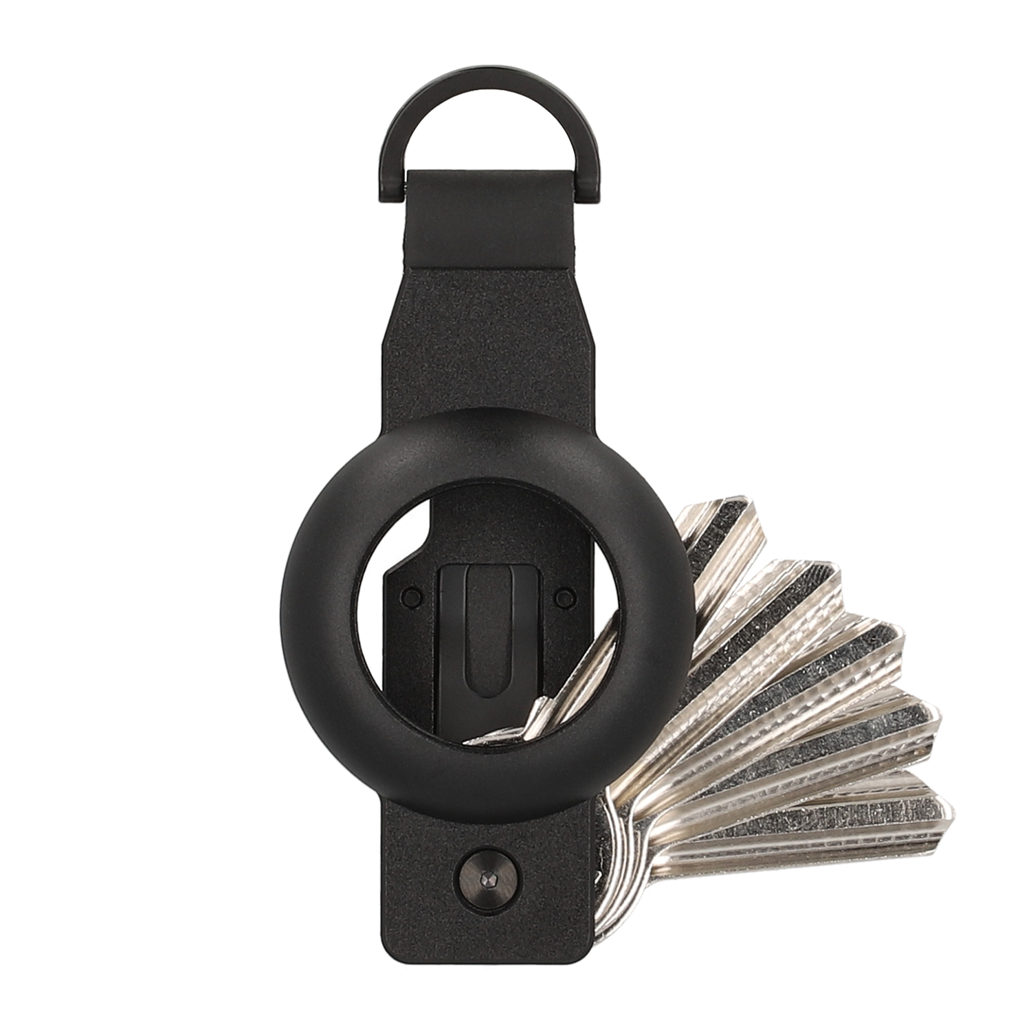 Key Organizer Aluminium AirTag Zwart - valenta.com