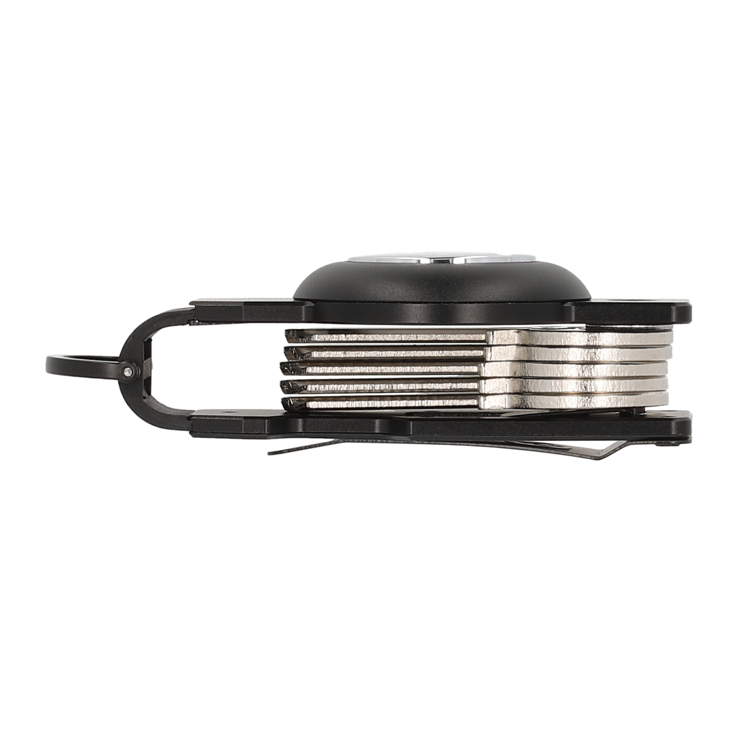 Key Organizer Aluminium AirTag Zwart - valenta.com