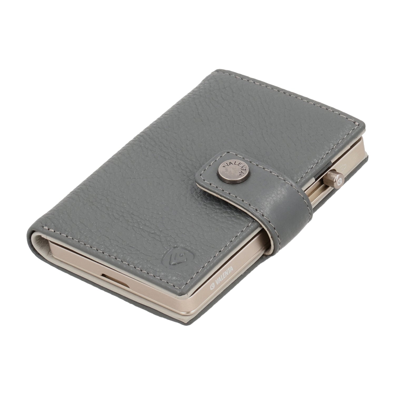 Cardprotector Stand Titanium Natural + Card Wallet Luxe Grey