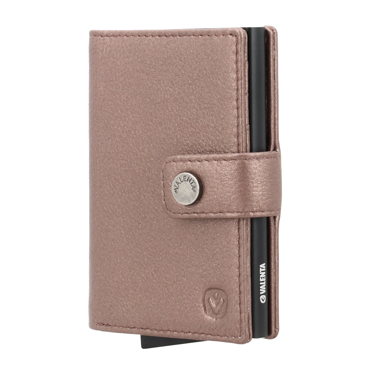 Cardprotector Plus Black + Card Wallet Luxe Metallic Copper