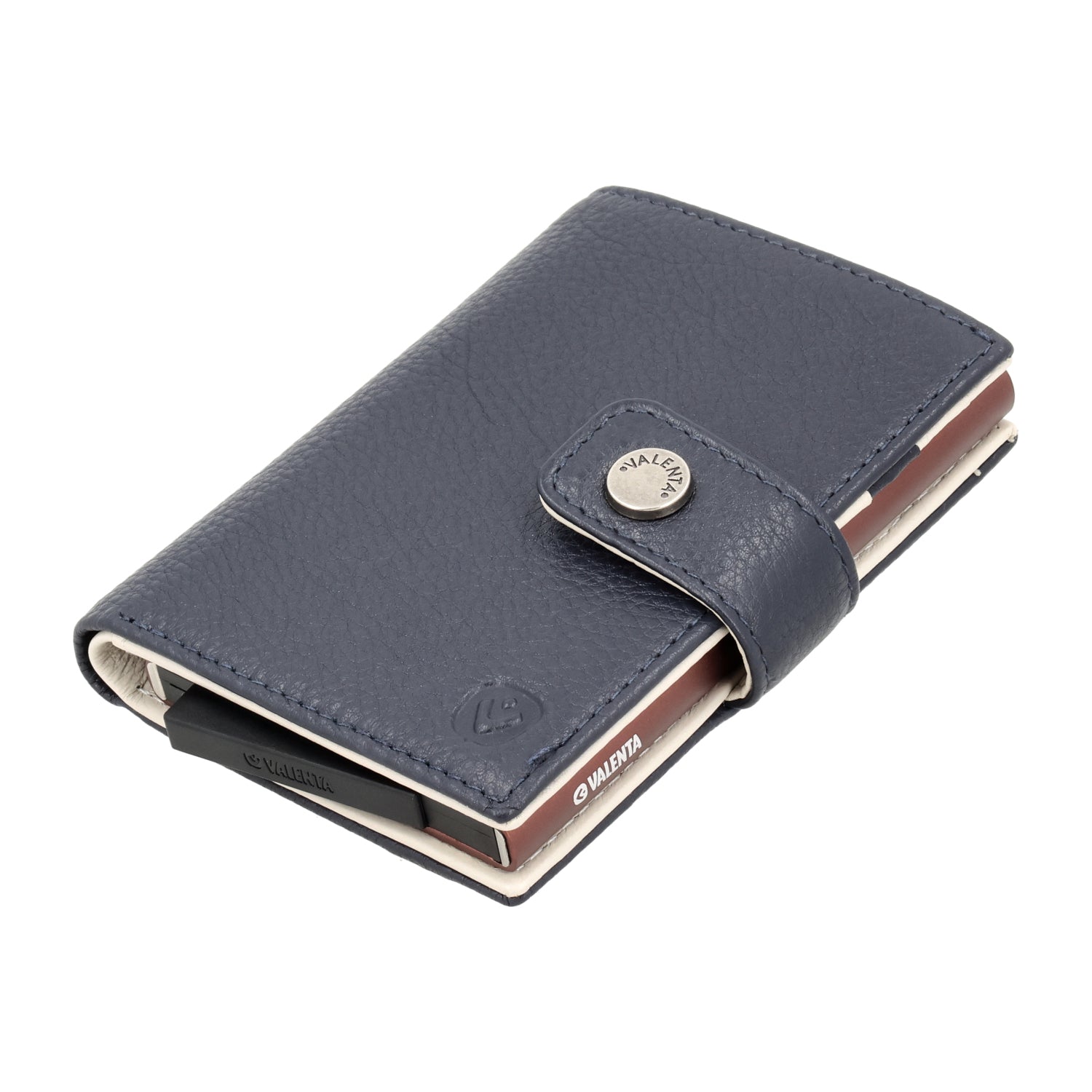 Cardprotector Plus Dark Brown + Card Wallet Luxe Navy