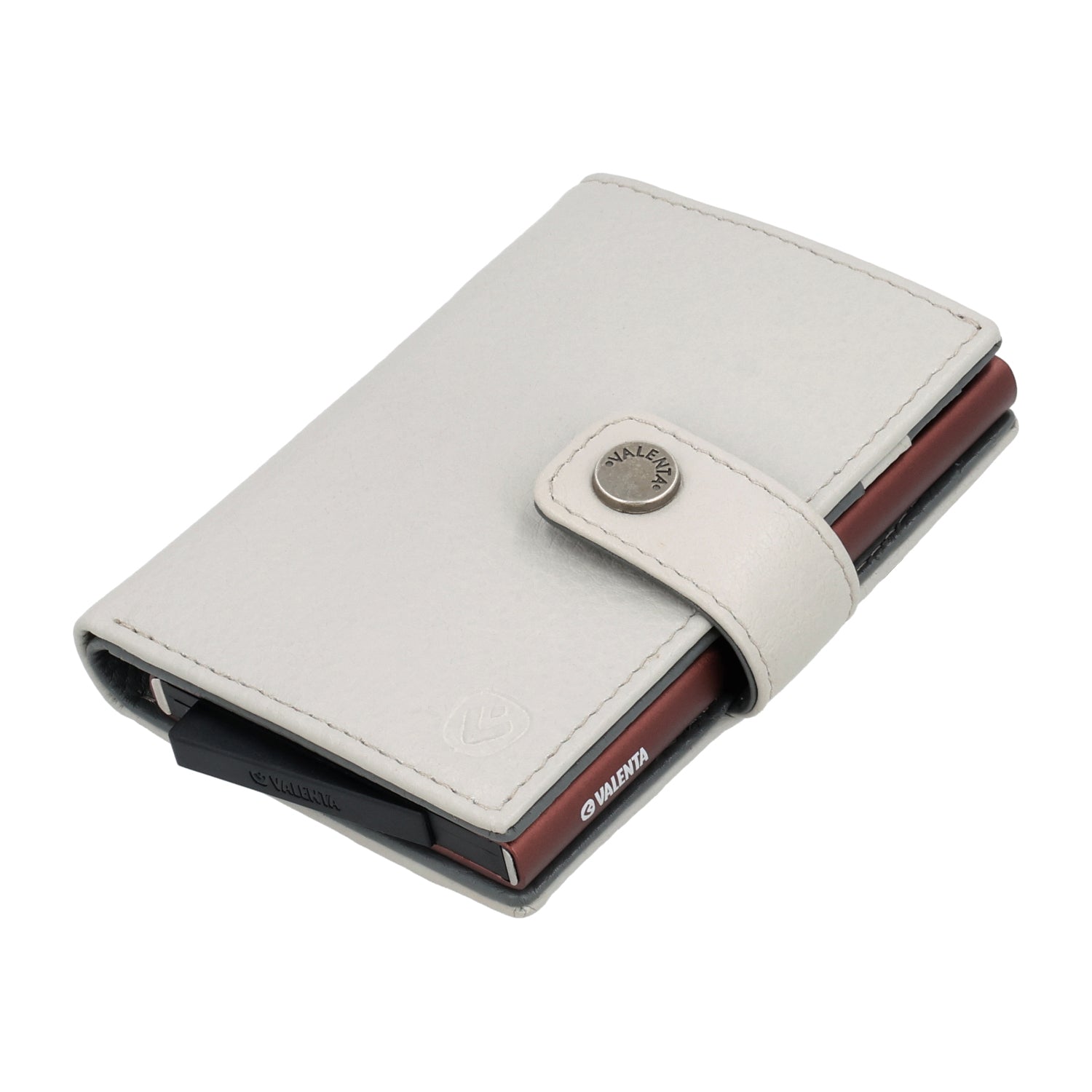 Cardprotector Plus Dark Brown + Card Wallet Luxe Off-White