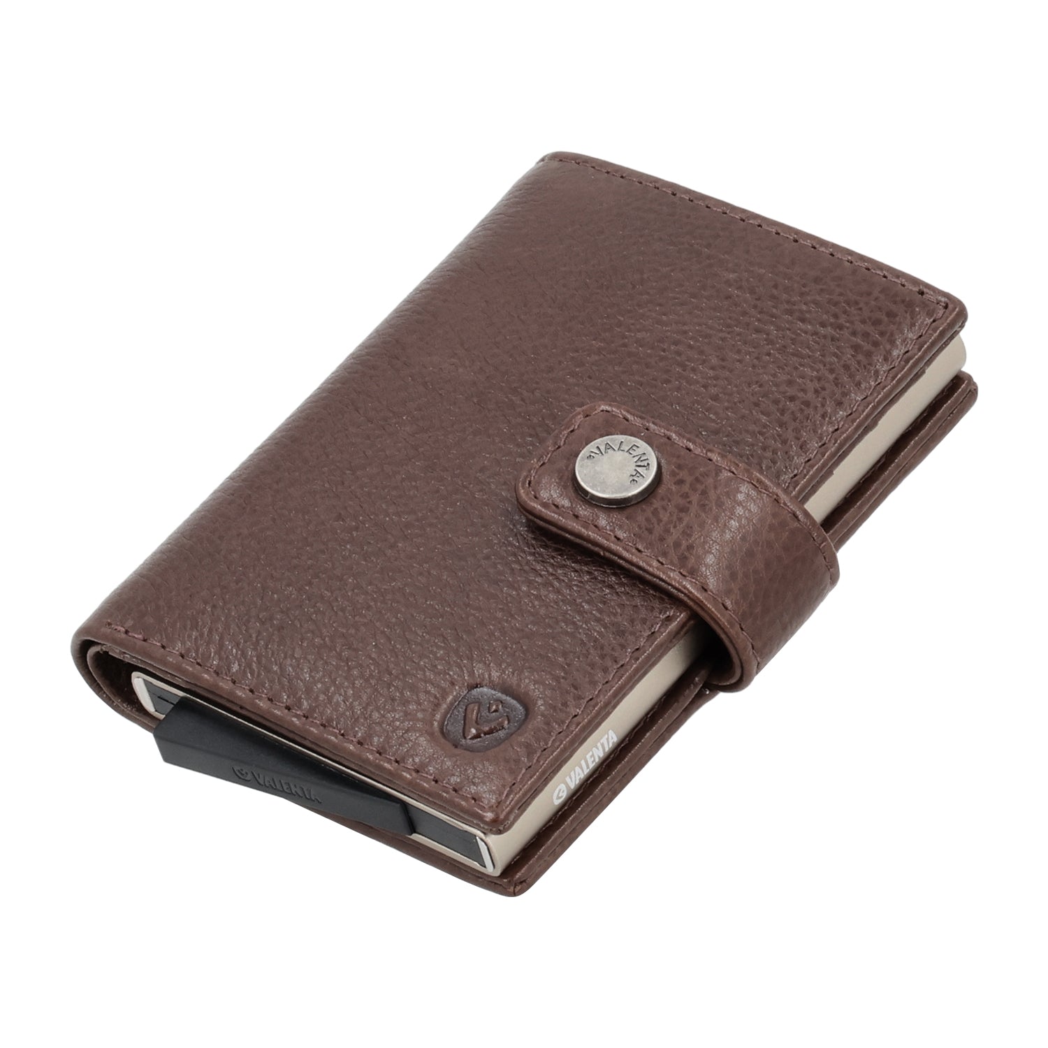 Cardprotector Plus Titanium Gold + Card Wallet Luxe Chocolate
