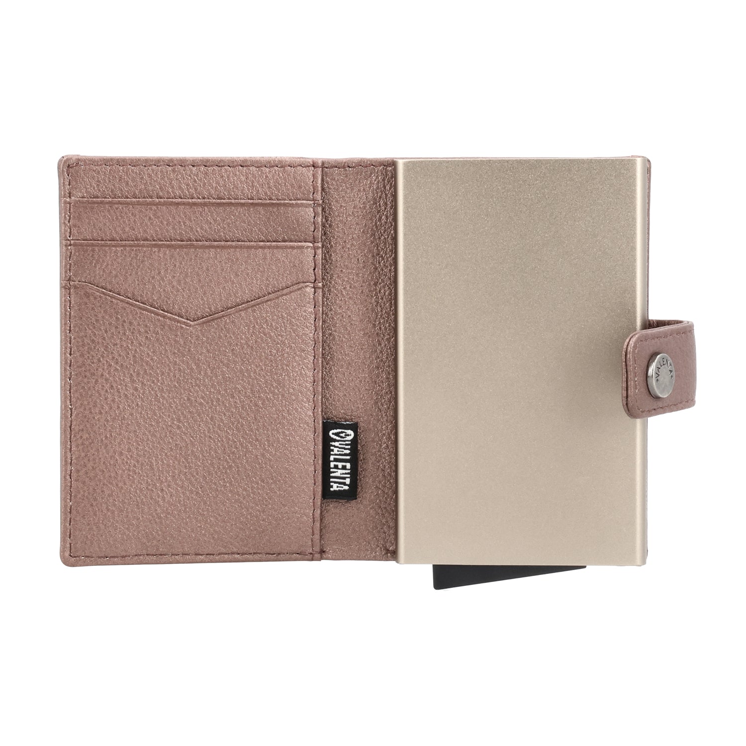 Cardprotector Plus Titanium Gold + Card Wallet Luxe Metallic Copper