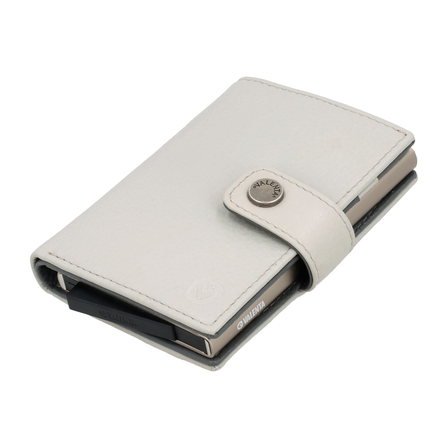 Cardprotector Plus Titanium Gold + Card Wallet Luxe Off-White