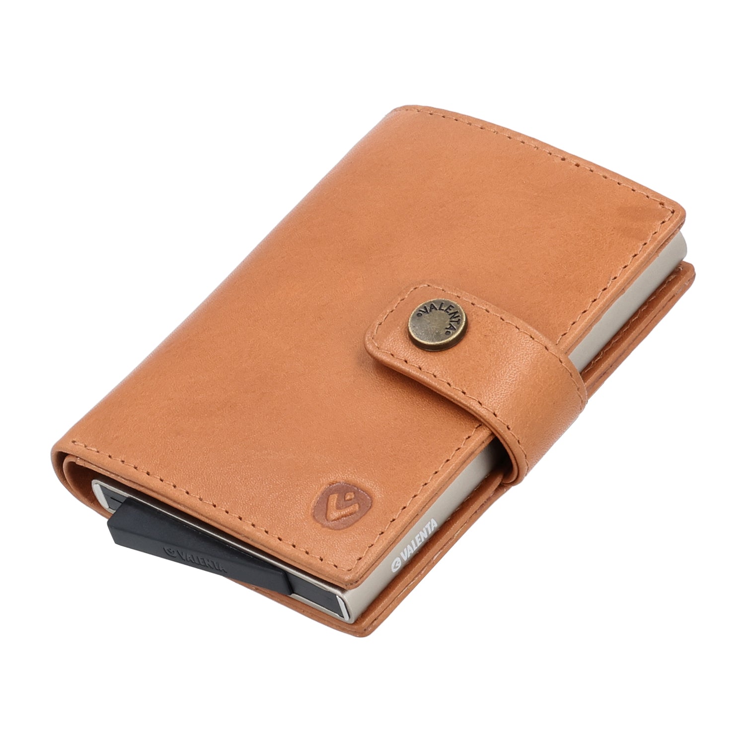 Cardprotector Plus Titanium Gold + Card Wallet Luxe Tan