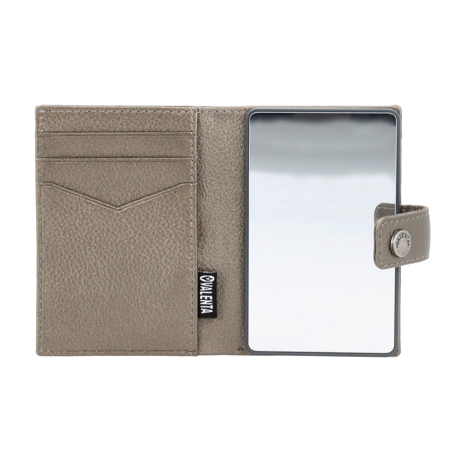 Mirror Graphite Grey + Card Wallet Luxe Metallic Bronze