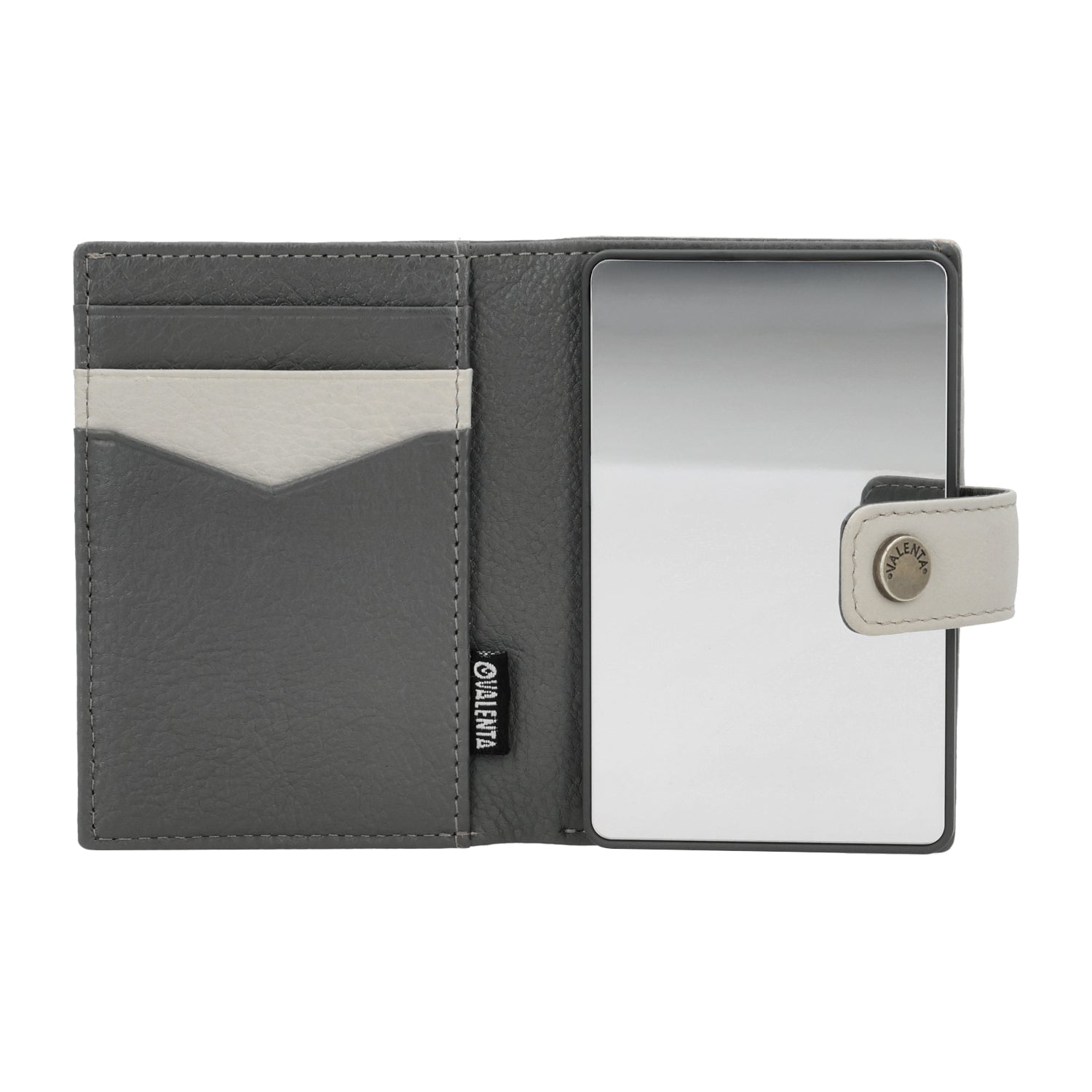 Mirror Graphite Grey + Card Wallet Luxe Off-White