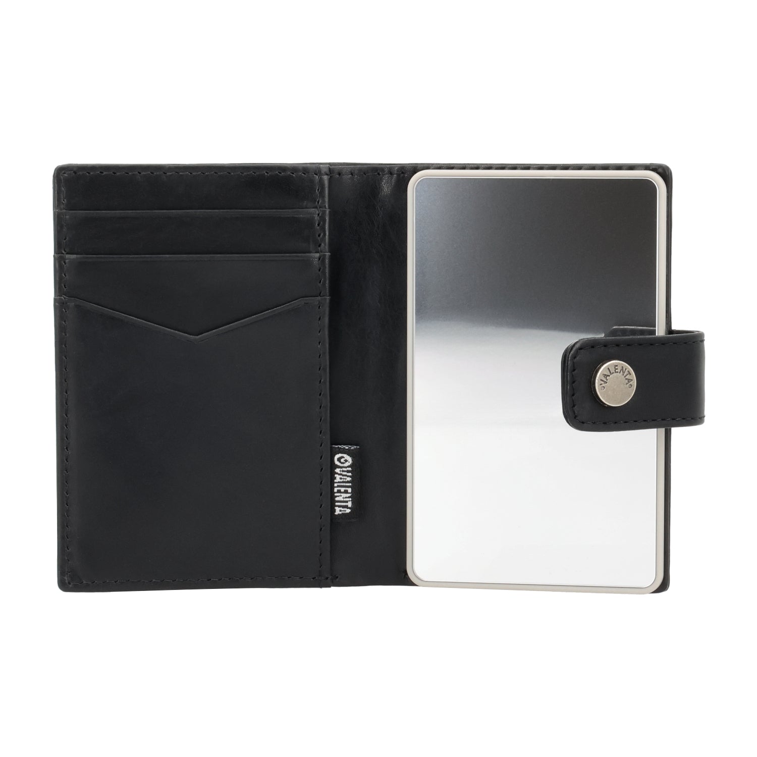 Mirror Natural + Card Wallet Luxe Black