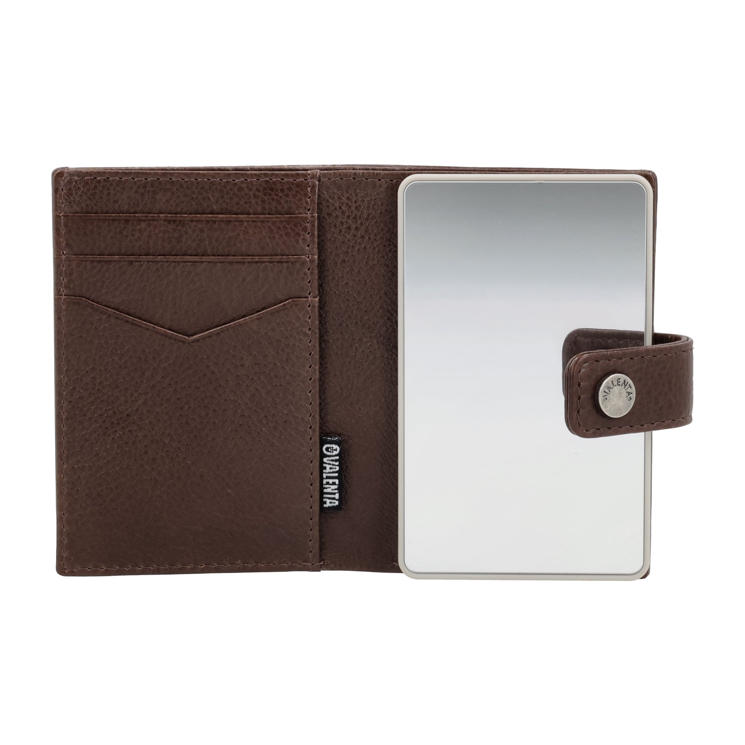Mirror Natural + Card Wallet Luxe Chocolate