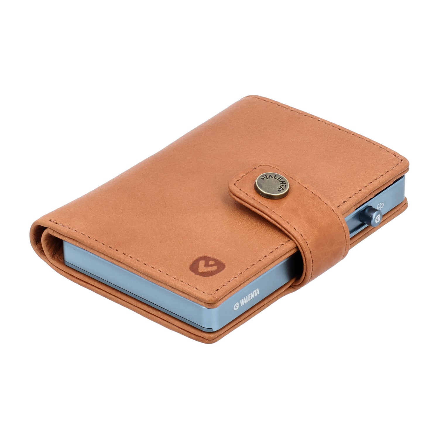 Cardprotector Cool Grey + Card Wallet Luxe Tan