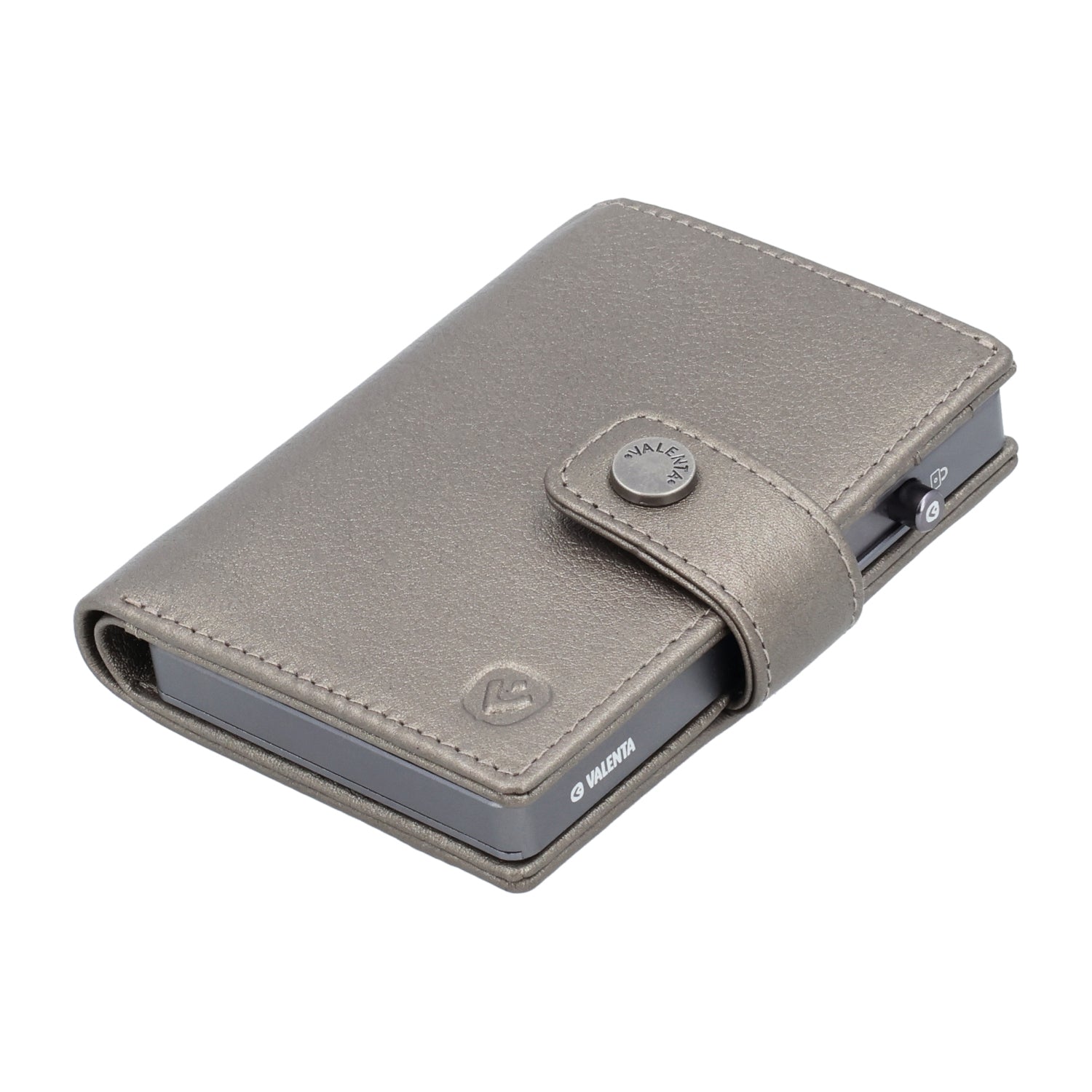 Cardprotector Graphite Grey + Card Wallet Luxe Metallic Bronze