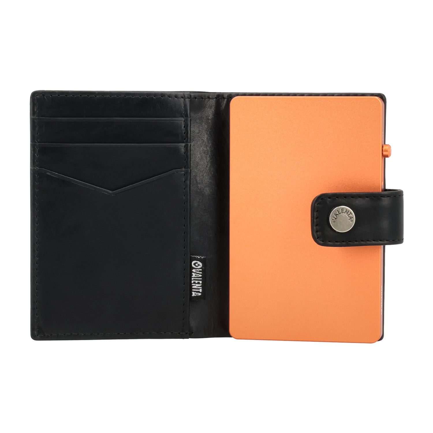 Cardprotector Thin Orange + Card Wallet Luxe Black