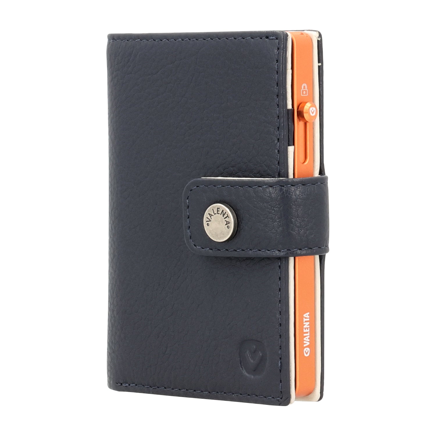 Cardprotector Thin Orange + Card Wallet Luxe Navy