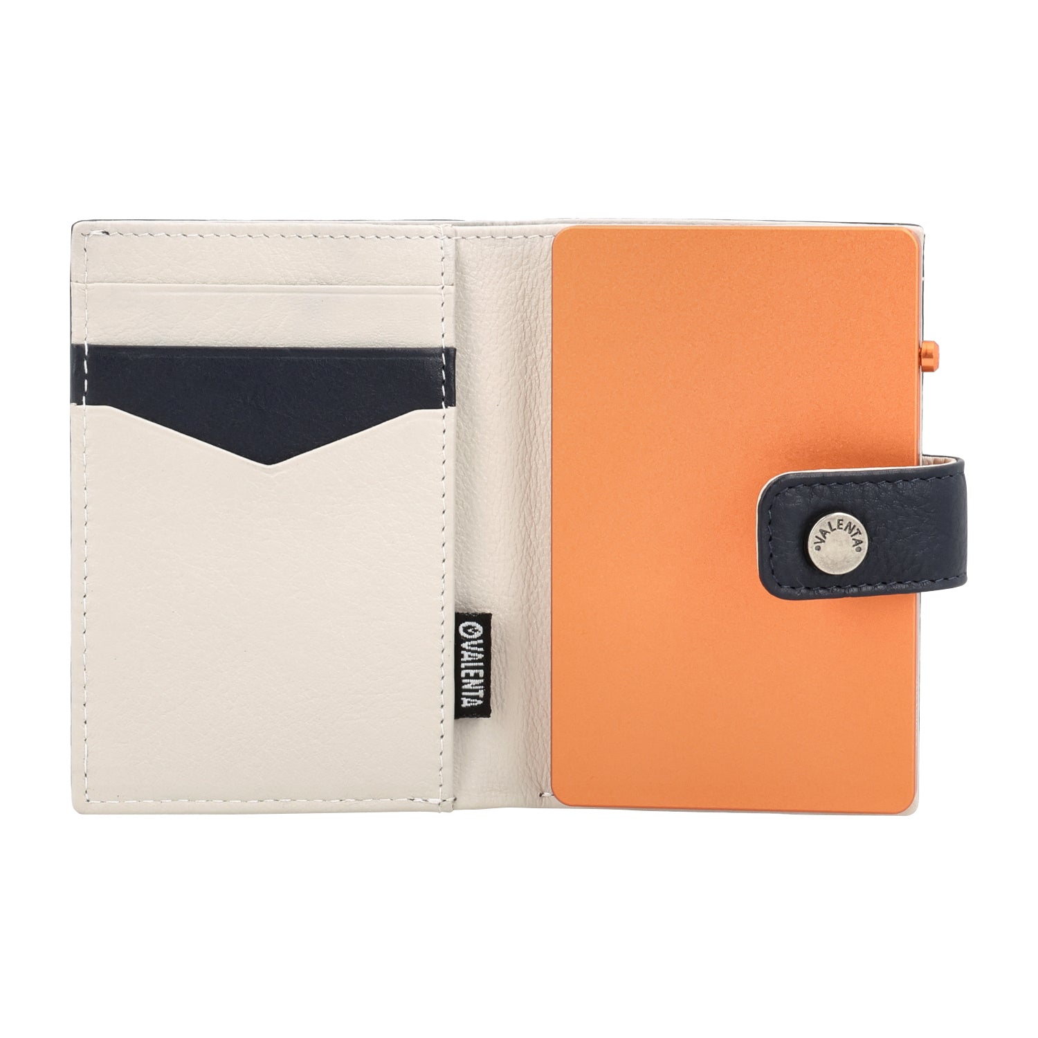 Cardprotector Thin Orange + Card Wallet Luxe Navy