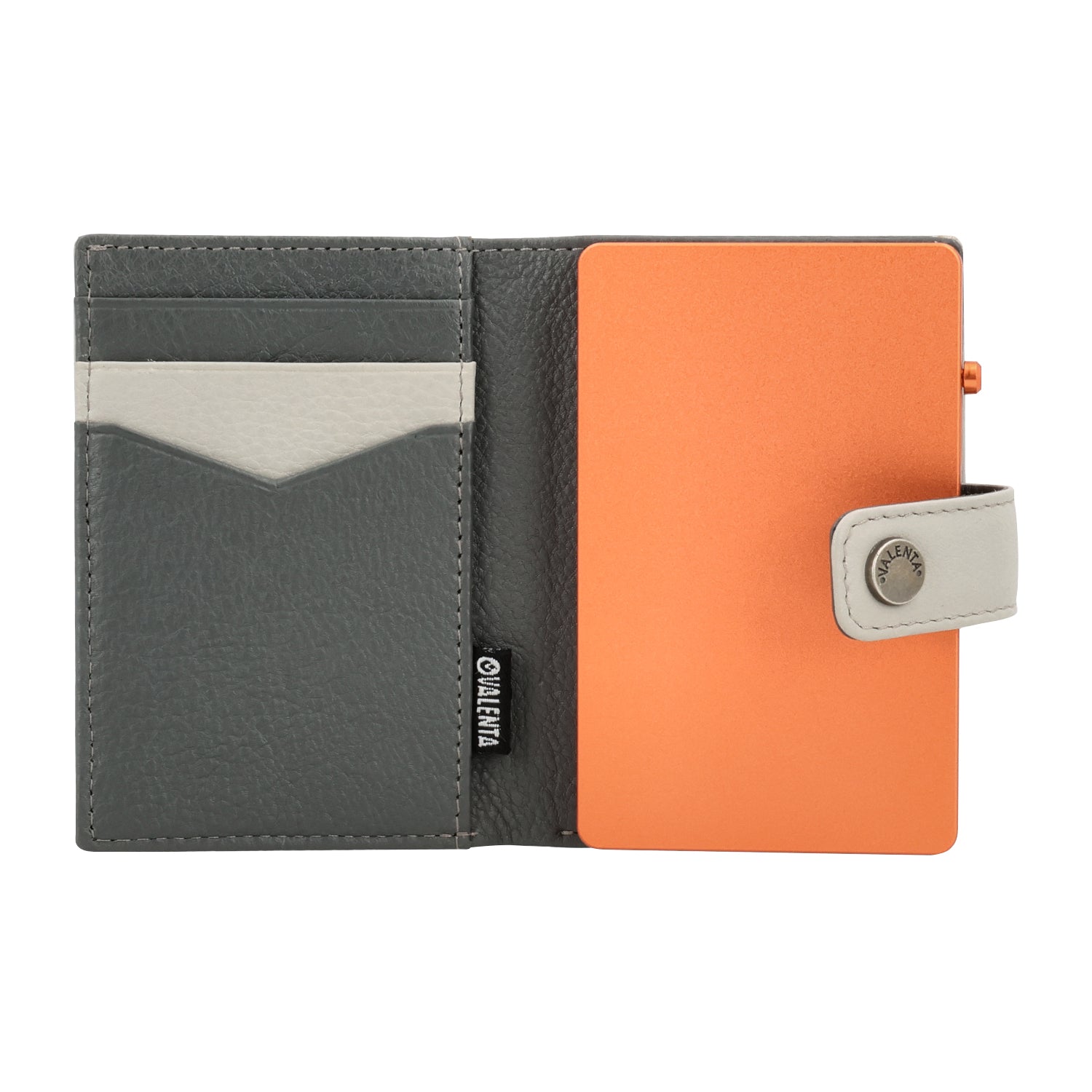 Cardprotector Thin Orange + Card Wallet Luxe Off-White