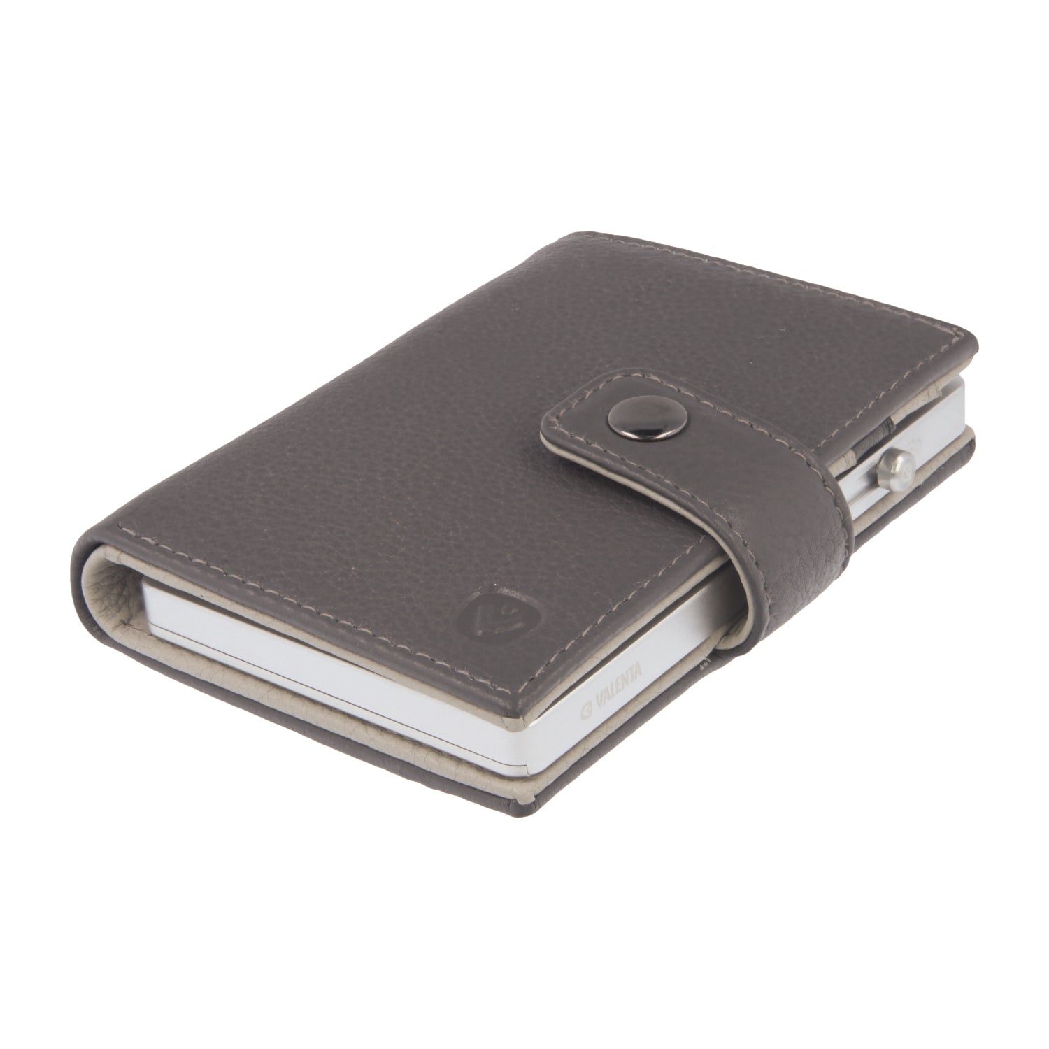 Cardprotector Thin Silver + Card Wallet Luxe Grey