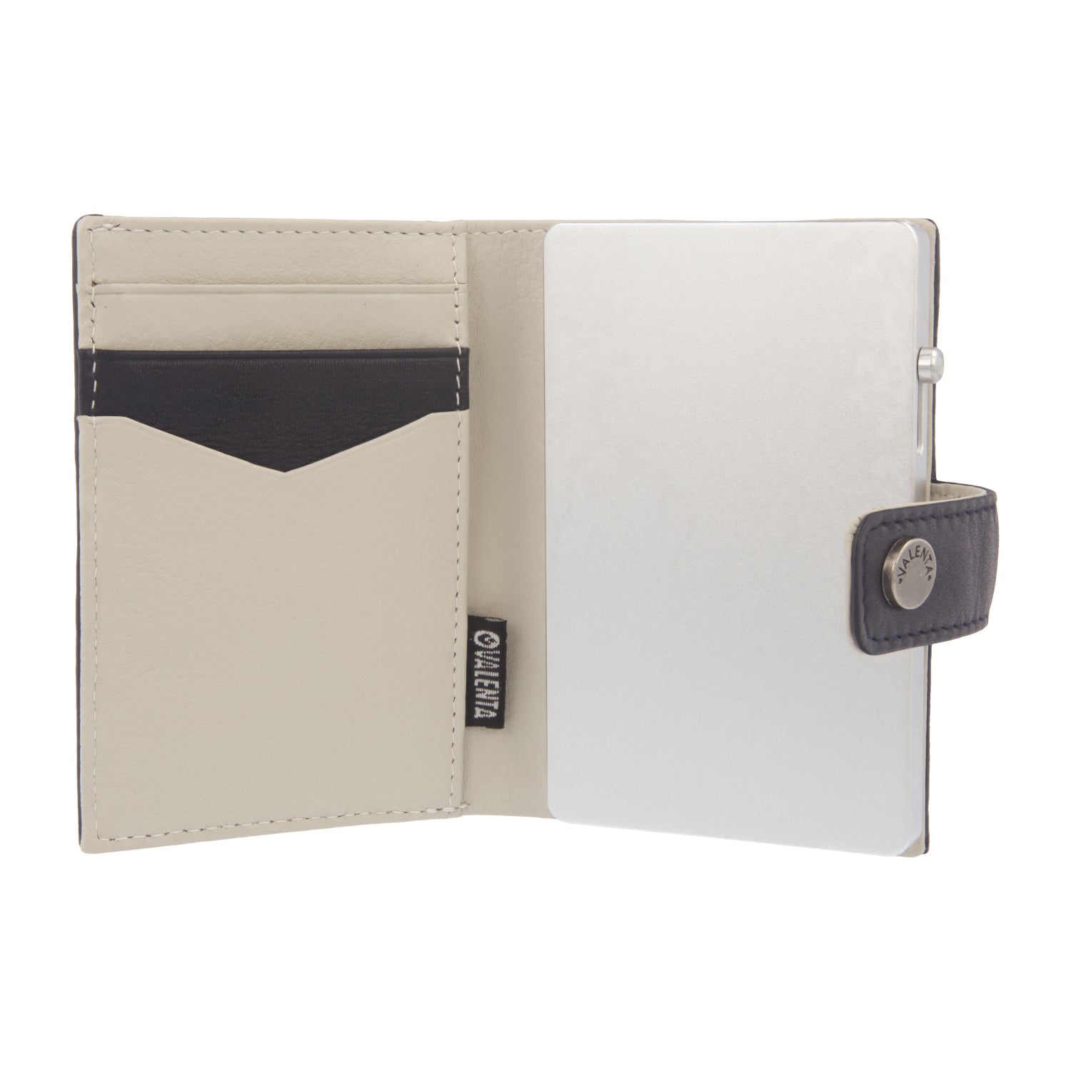 Cardprotector Thin Silver + Card Wallet Luxe Navy
