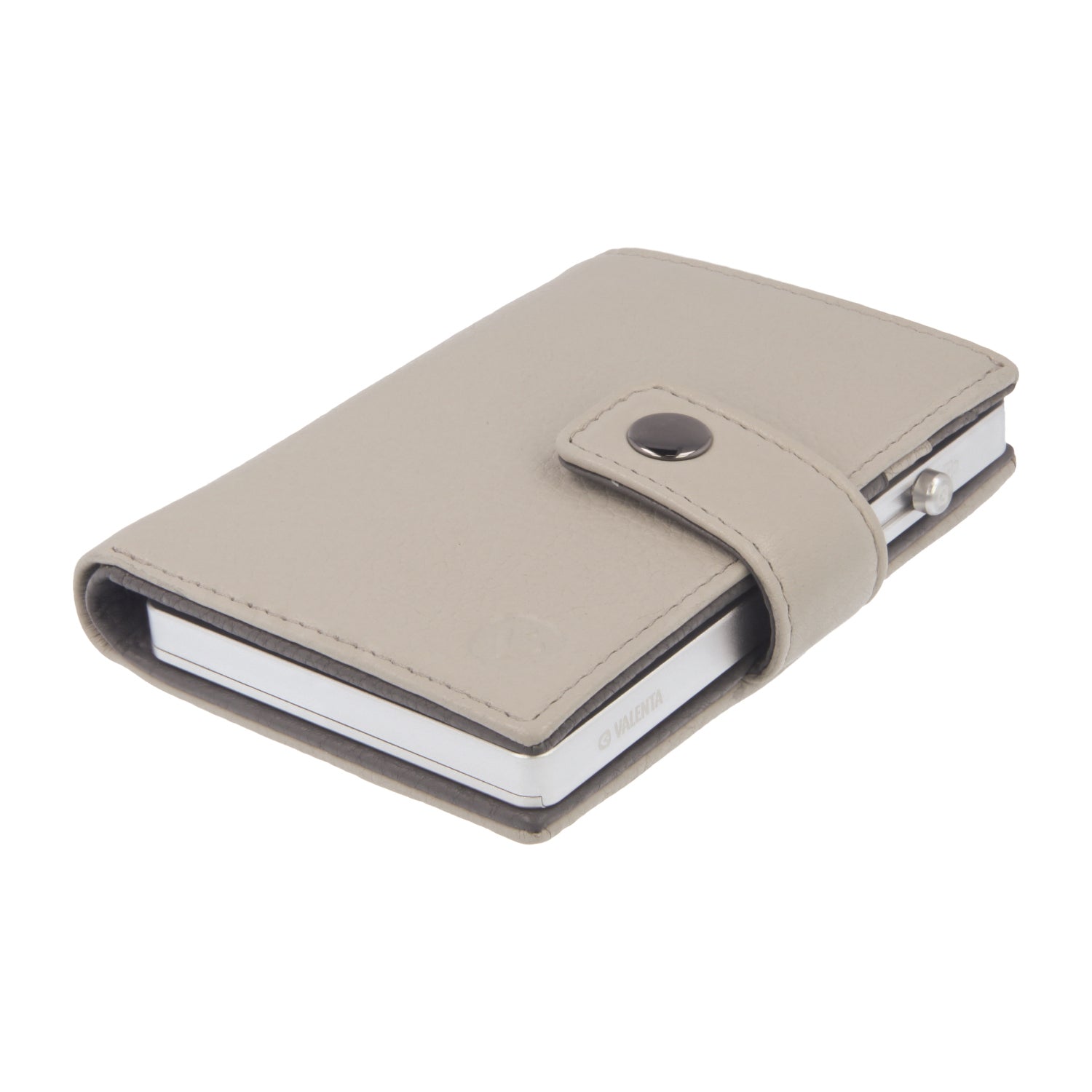 Cardprotector Thin Silver + Card Wallet Luxe Off-White