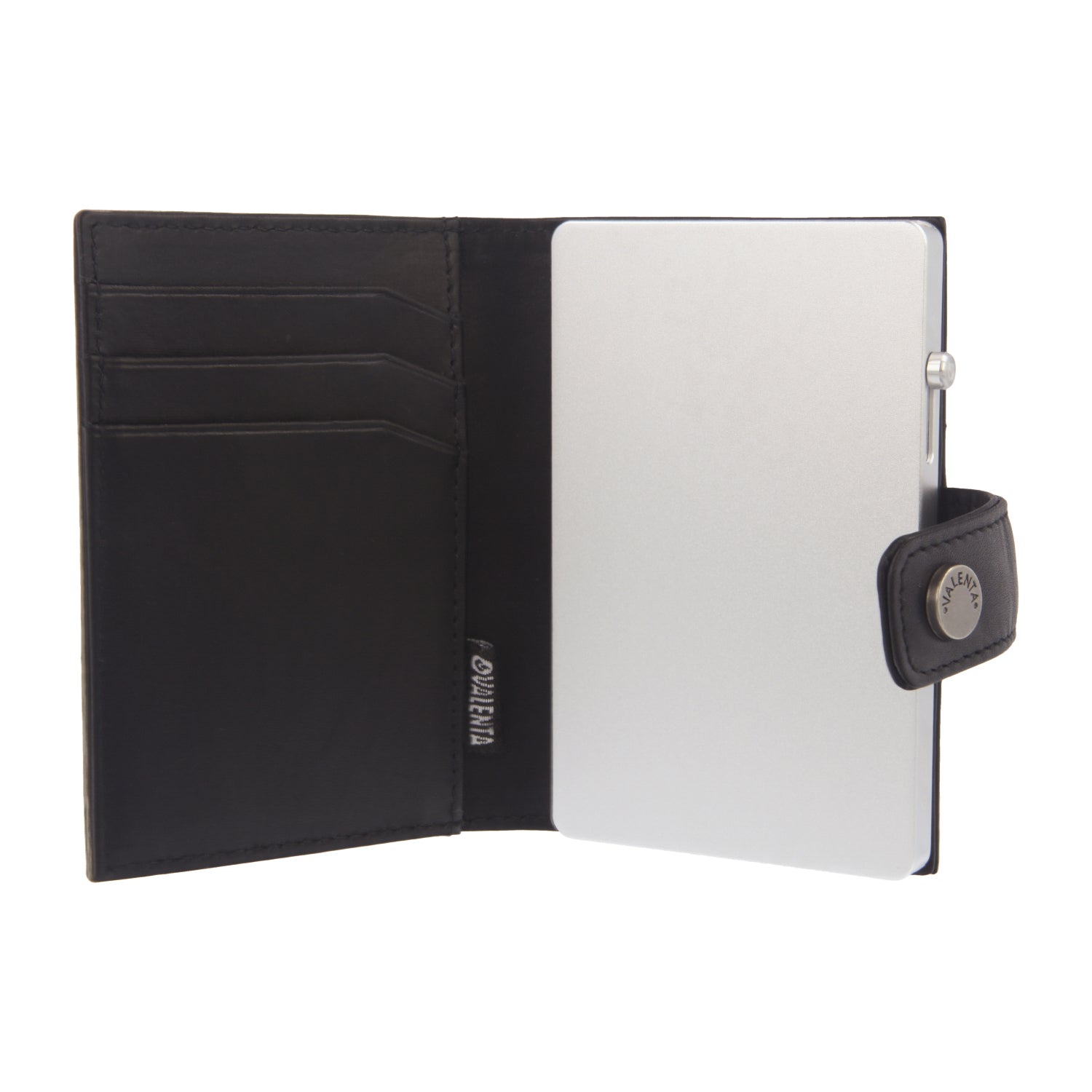 Cardprotector Thin Silver + Card Wallet Standard Black